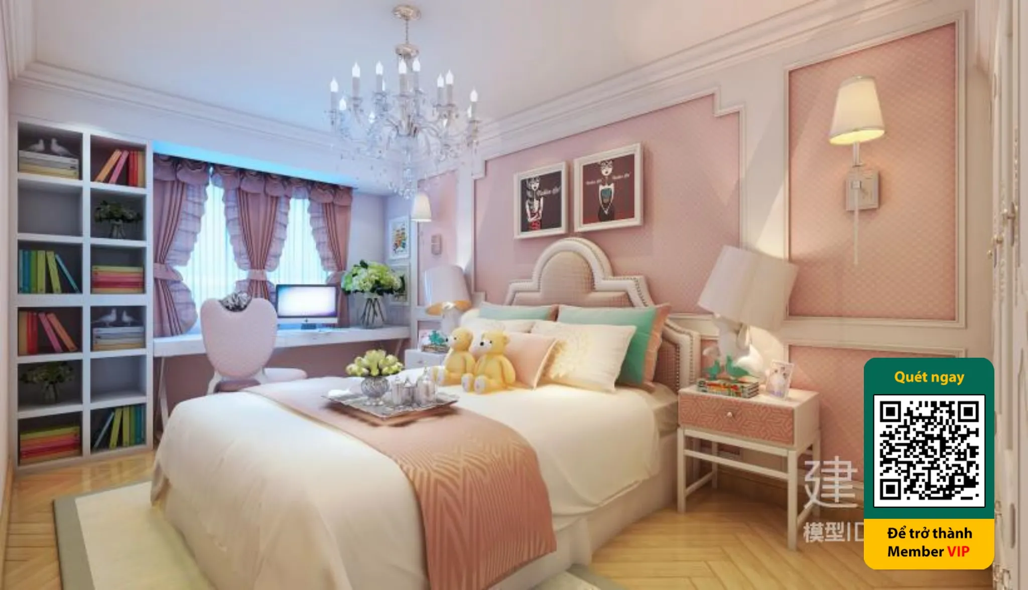 CHILDROOM SETS - VRAY / CORONA - 3D MODEL - 5483