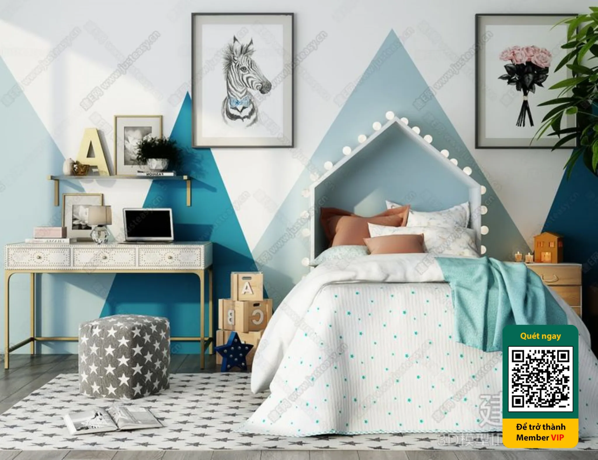 CHILDROOM SETS - VRAY / CORONA - 3D MODEL - 5499