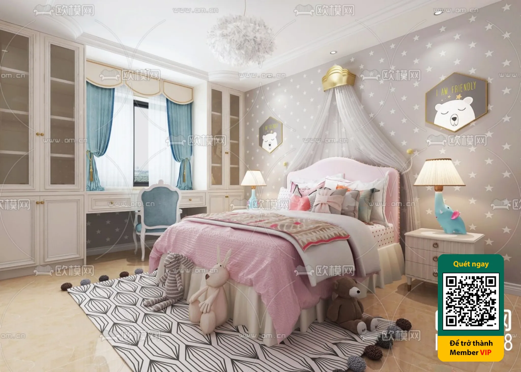 CHILDROOM SETS - VRAY / CORONA - 3D MODEL - 5505