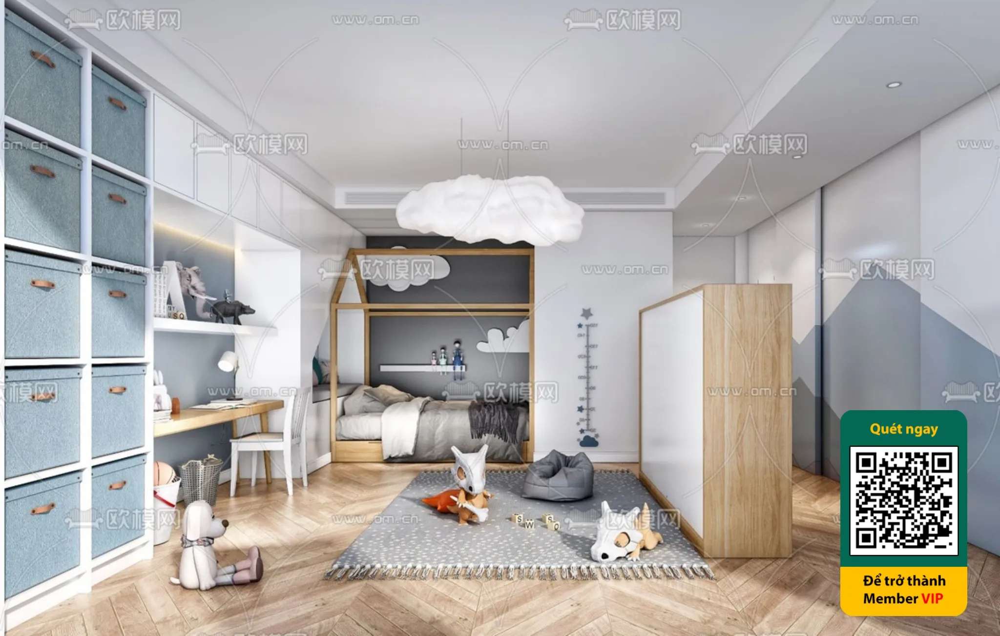 CHILDROOM SETS - VRAY / CORONA - 3D MODEL - 5506