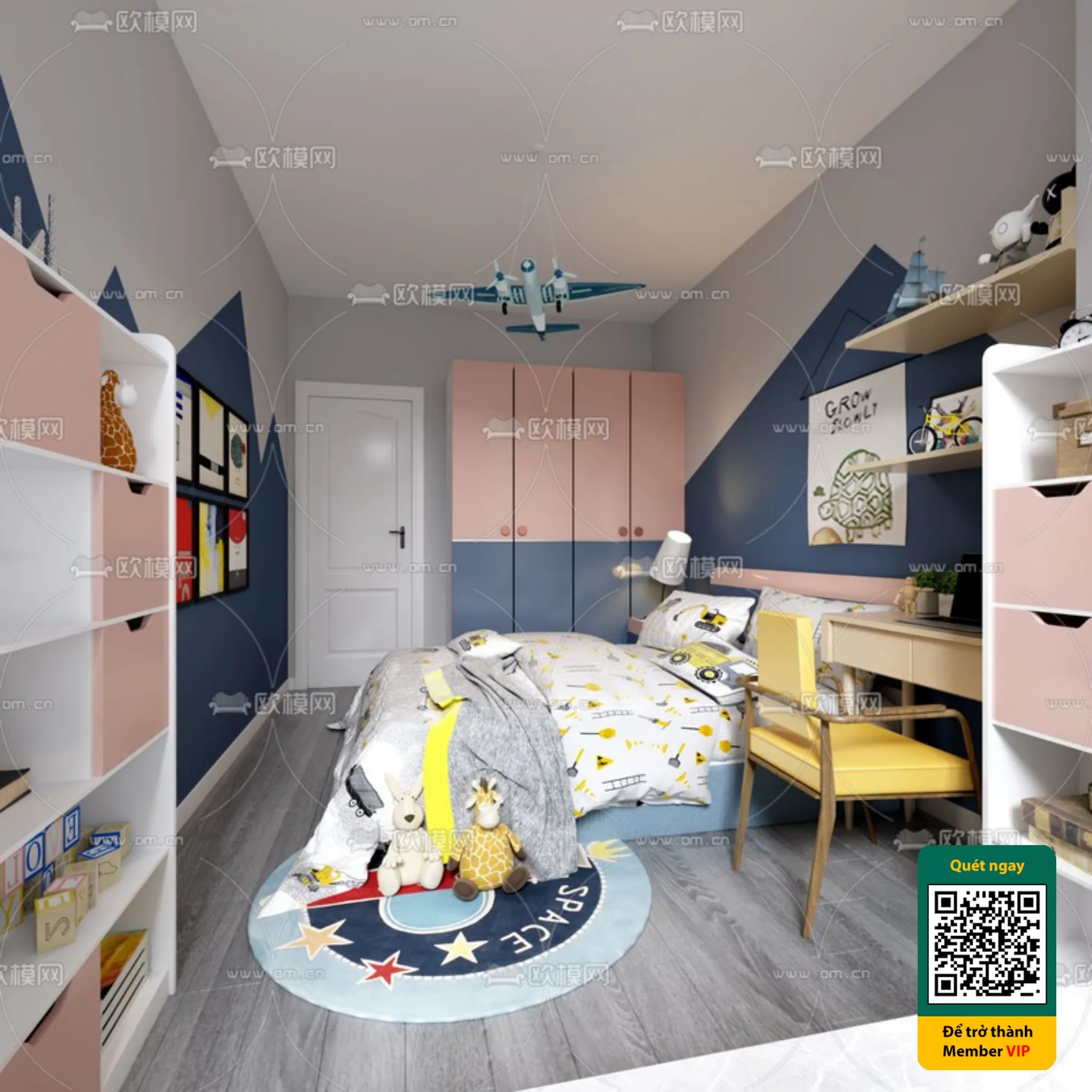 CHILDROOM SETS - VRAY / CORONA - 3D MODEL - 5508