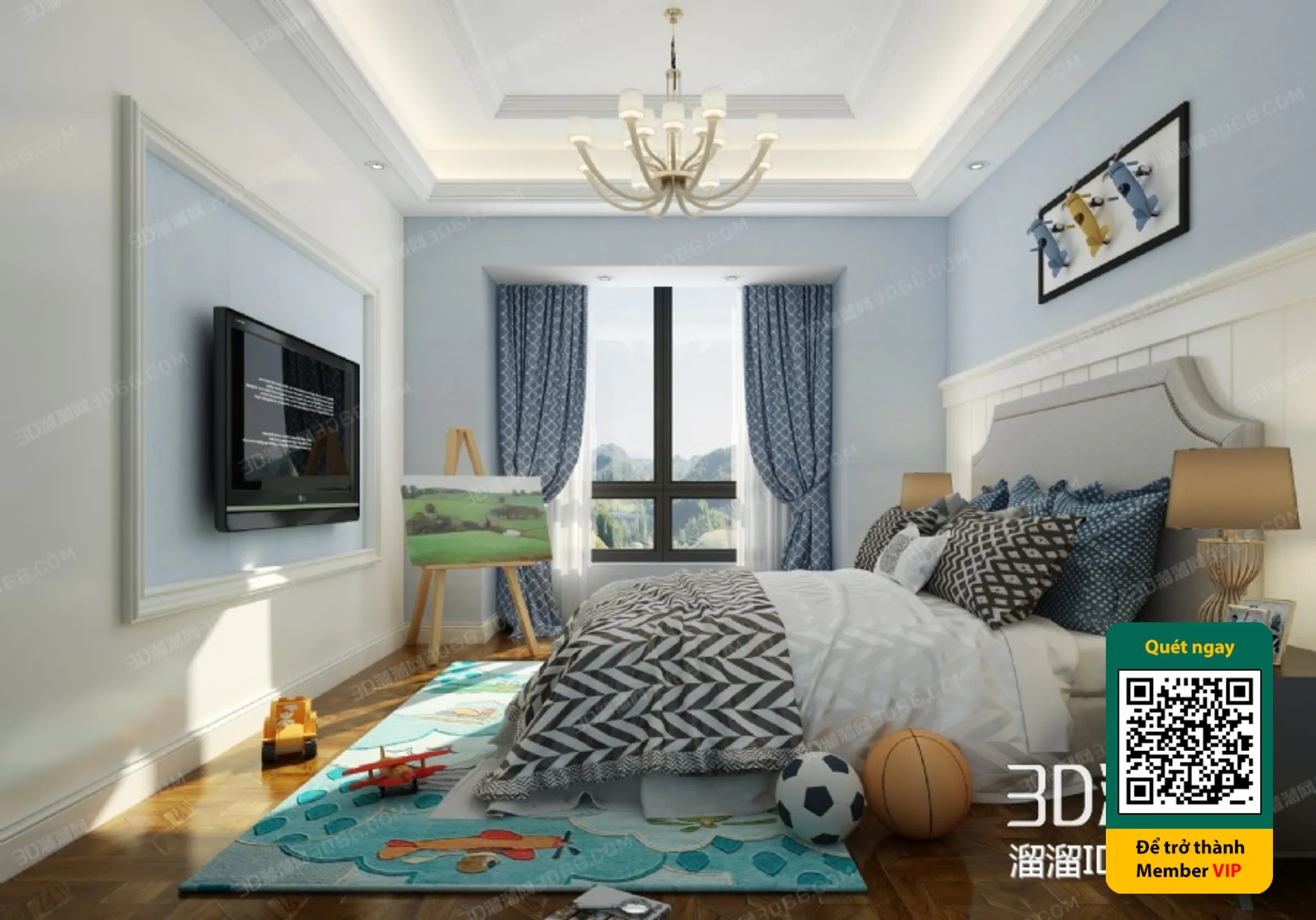 CHILDROOM SETS - VRAY / CORONA - 3D MODEL - 5671