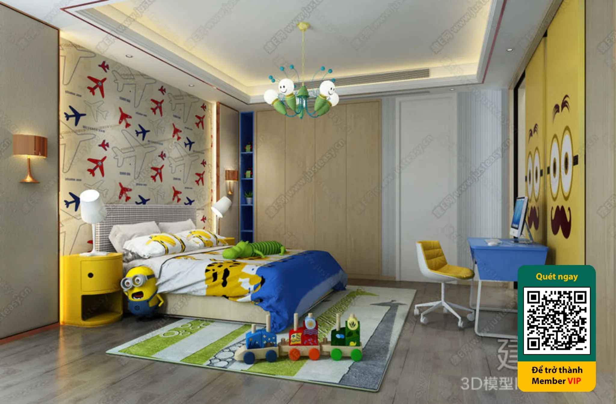 CHILDROOM SETS - VRAY / CORONA - 3D MODEL - 5678