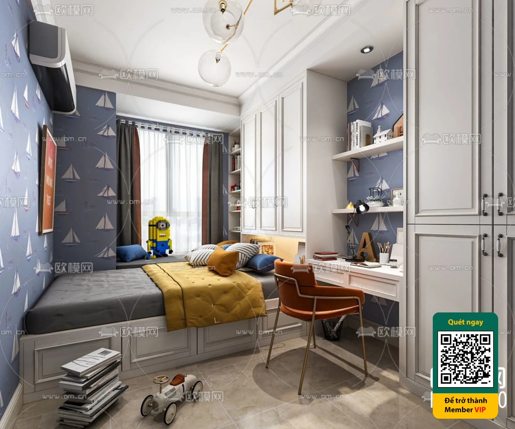 CHILDROOM SETS - VRAY / CORONA - 3D MODEL - 5694