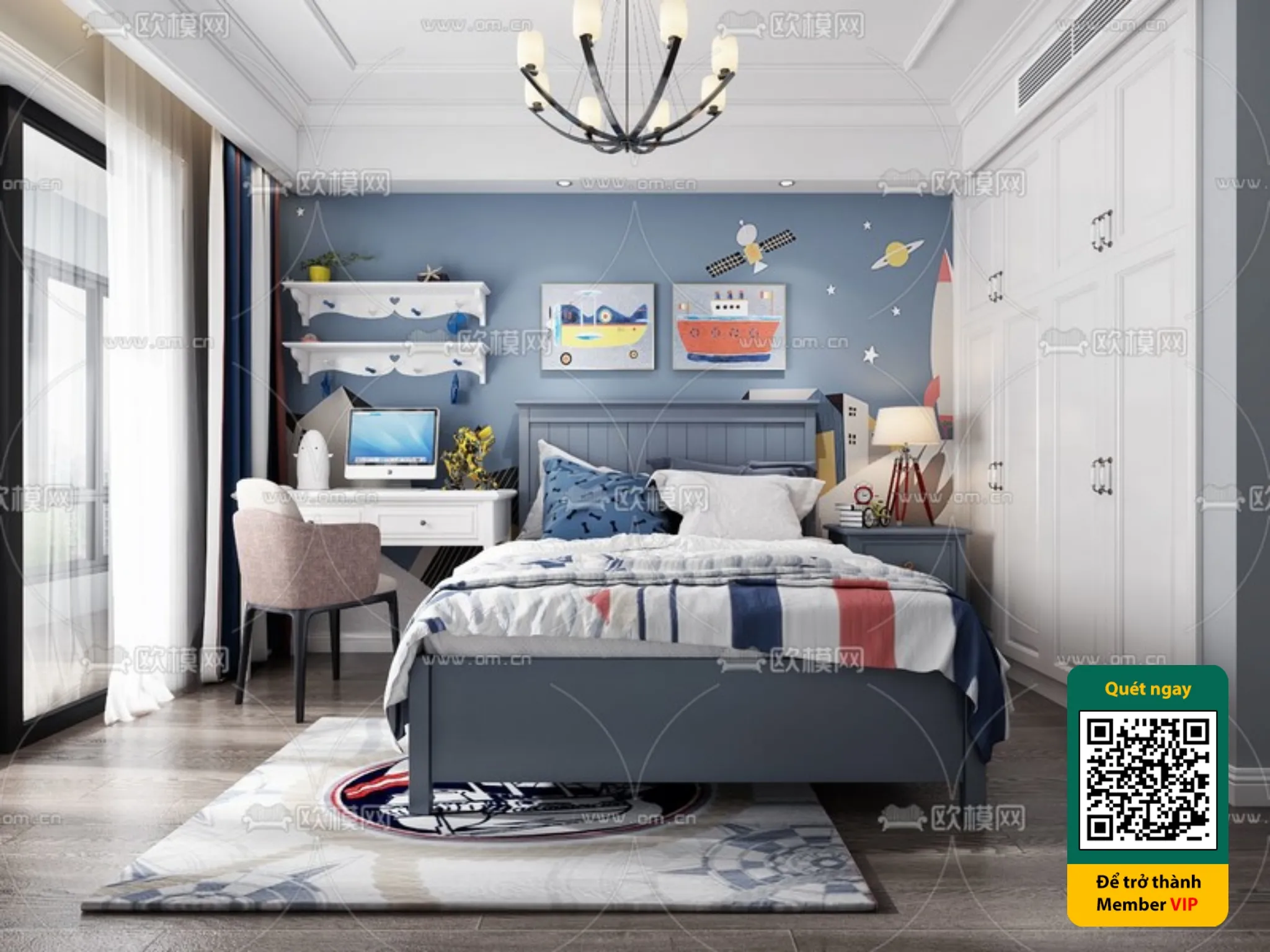 CHILDROOM SETS - VRAY / CORONA - 3D MODEL - 5695