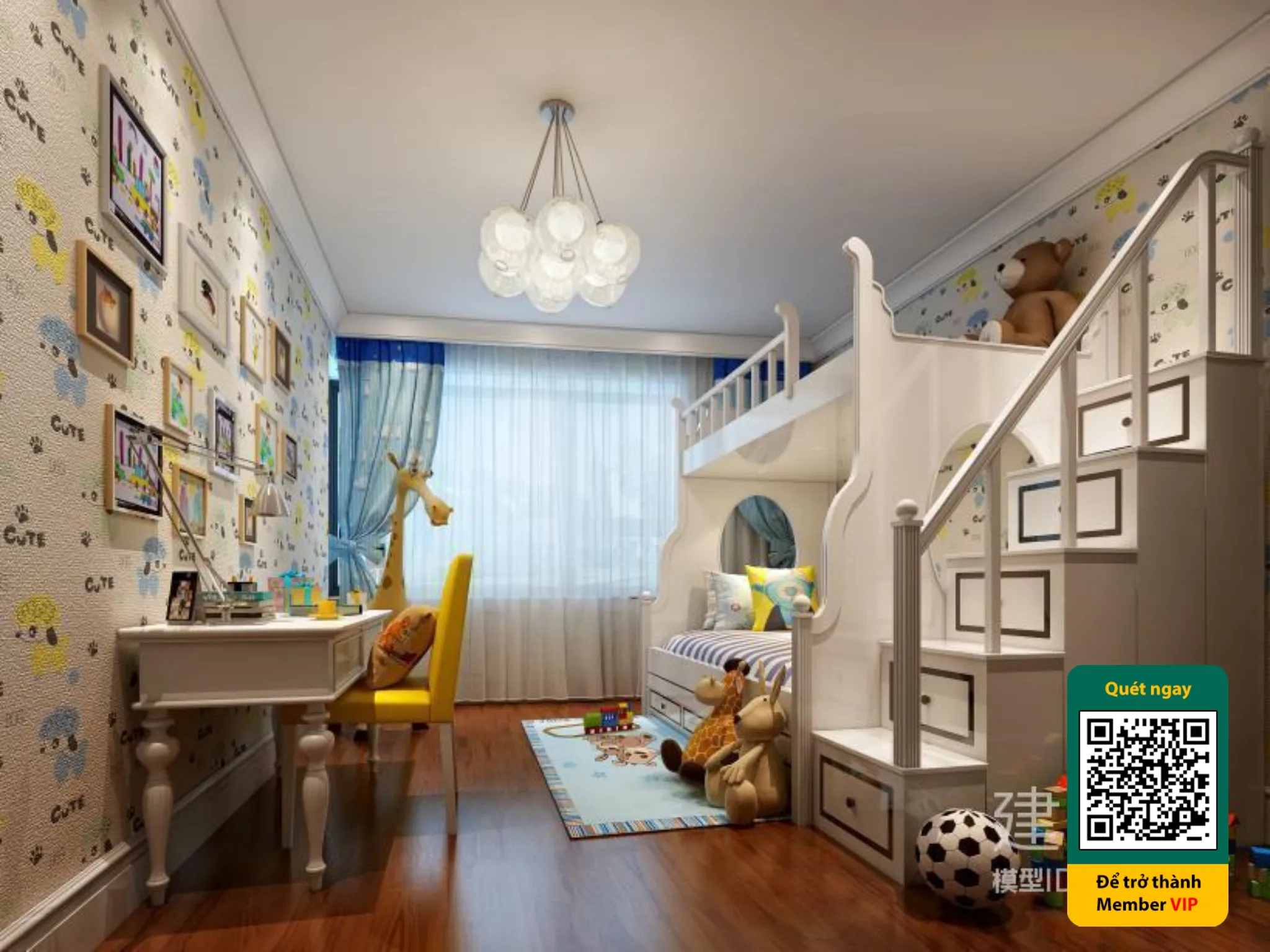 CHILDROOM SETS - VRAY / CORONA - 3D MODEL - 5696