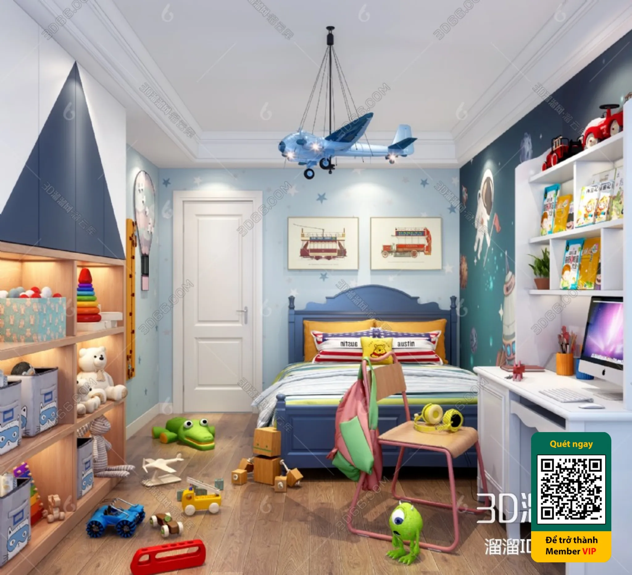 CHILDROOM SETS - VRAY / CORONA - 3D MODEL - 5704