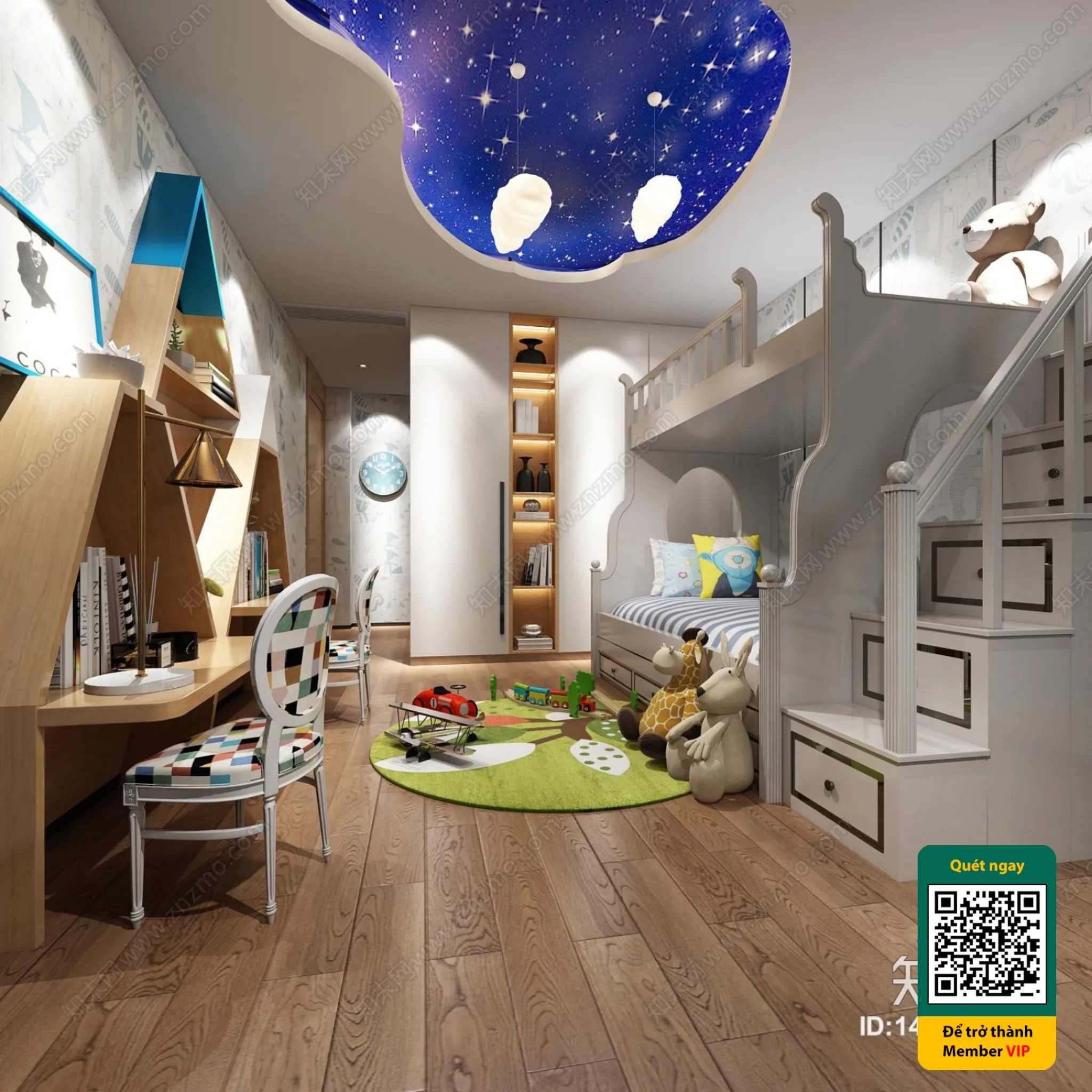 CHILDROOM SETS - VRAY / CORONA - 3D MODEL - 5706
