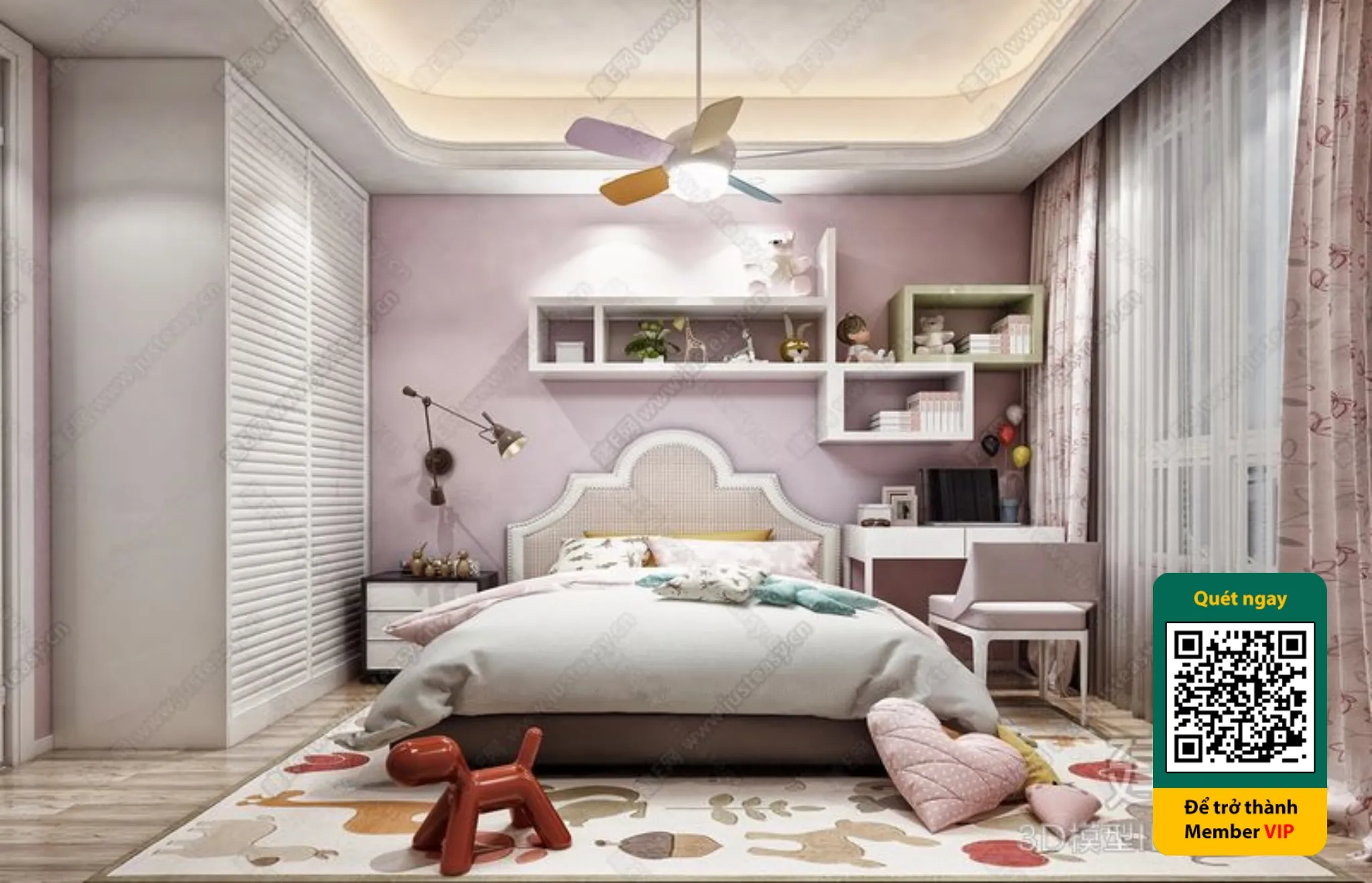 CHILDROOM SETS - VRAY / CORONA - 3D MODEL - 5707
