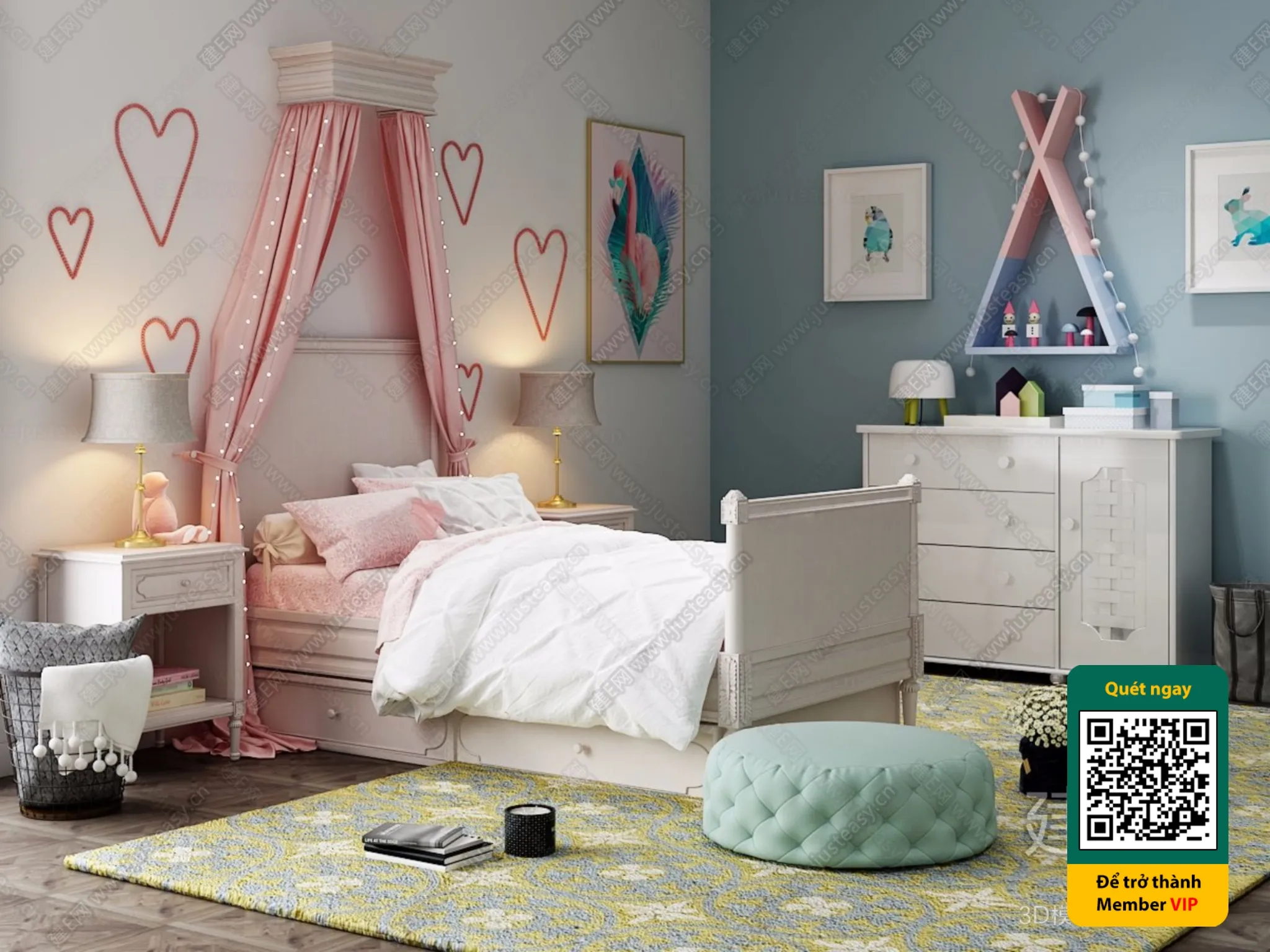 CHILDROOM SETS - VRAY / CORONA - 3D MODEL - 5708