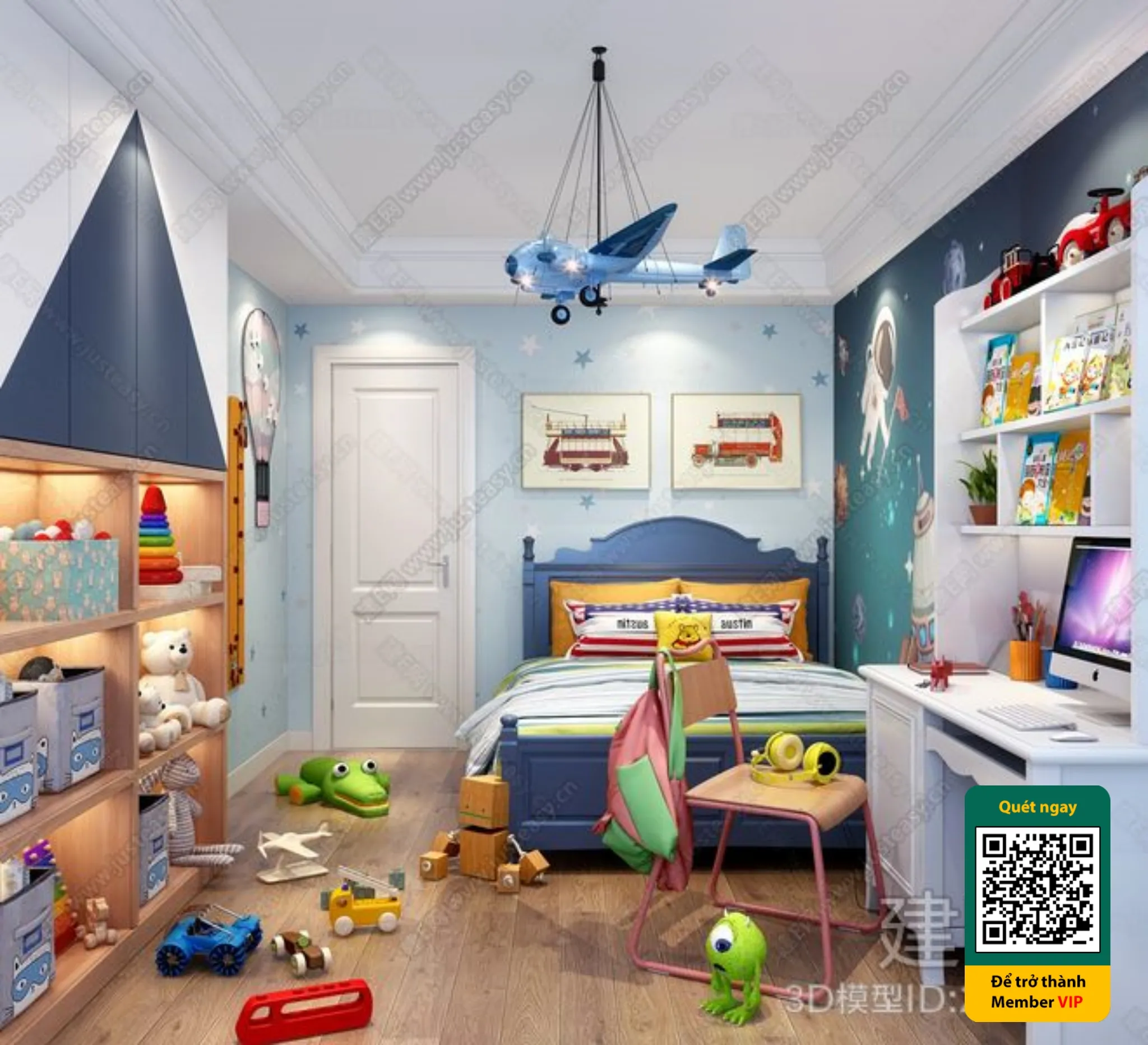 CHILDROOM SETS - VRAY / CORONA - 3D MODEL - 5709