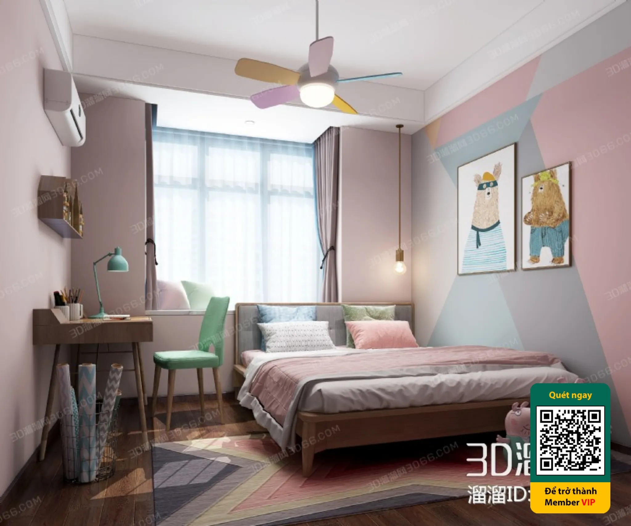 CHILDROOM SETS - VRAY / CORONA - 3D MODEL - 5710