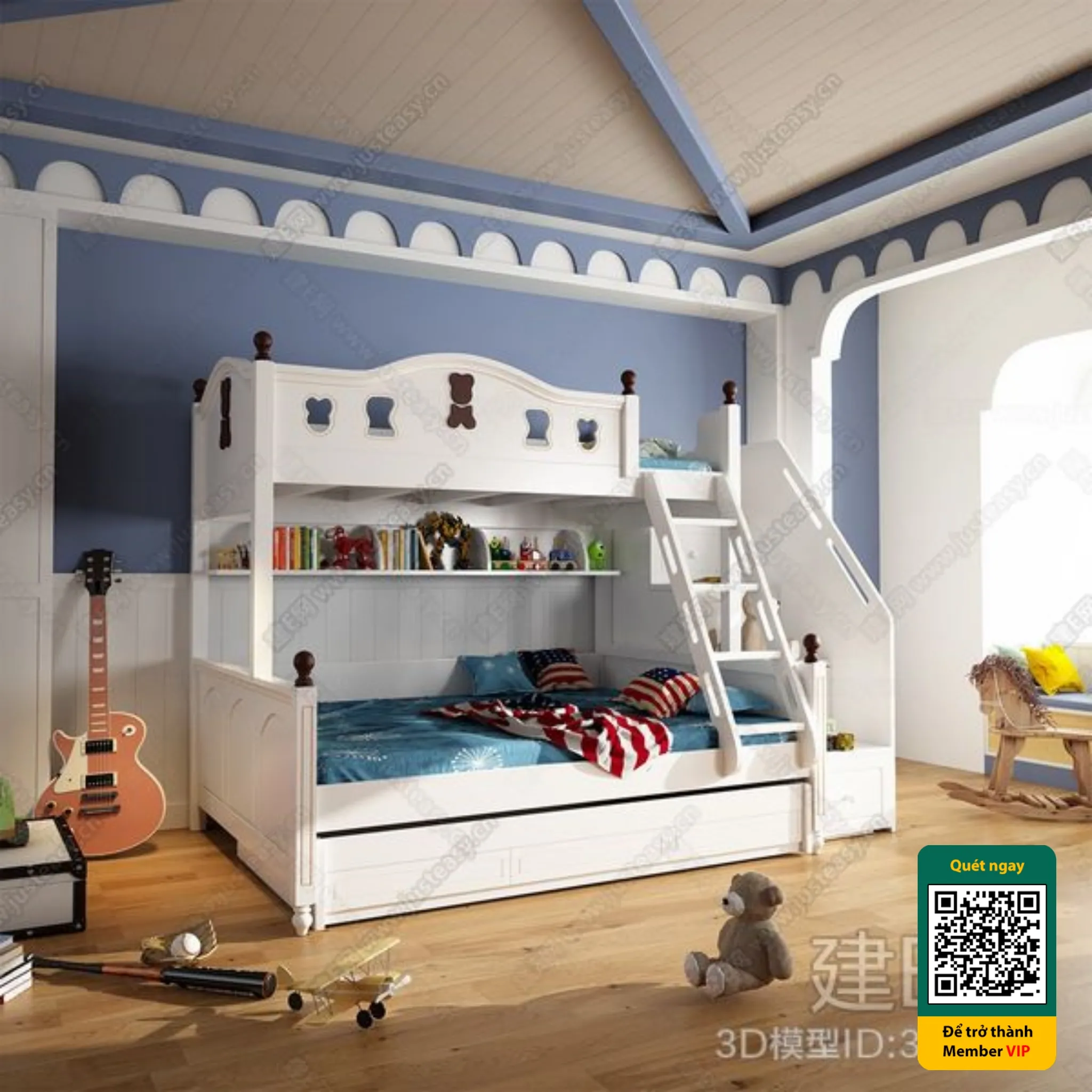 CHILDROOM SETS - VRAY / CORONA - 3D MODEL - 5711
