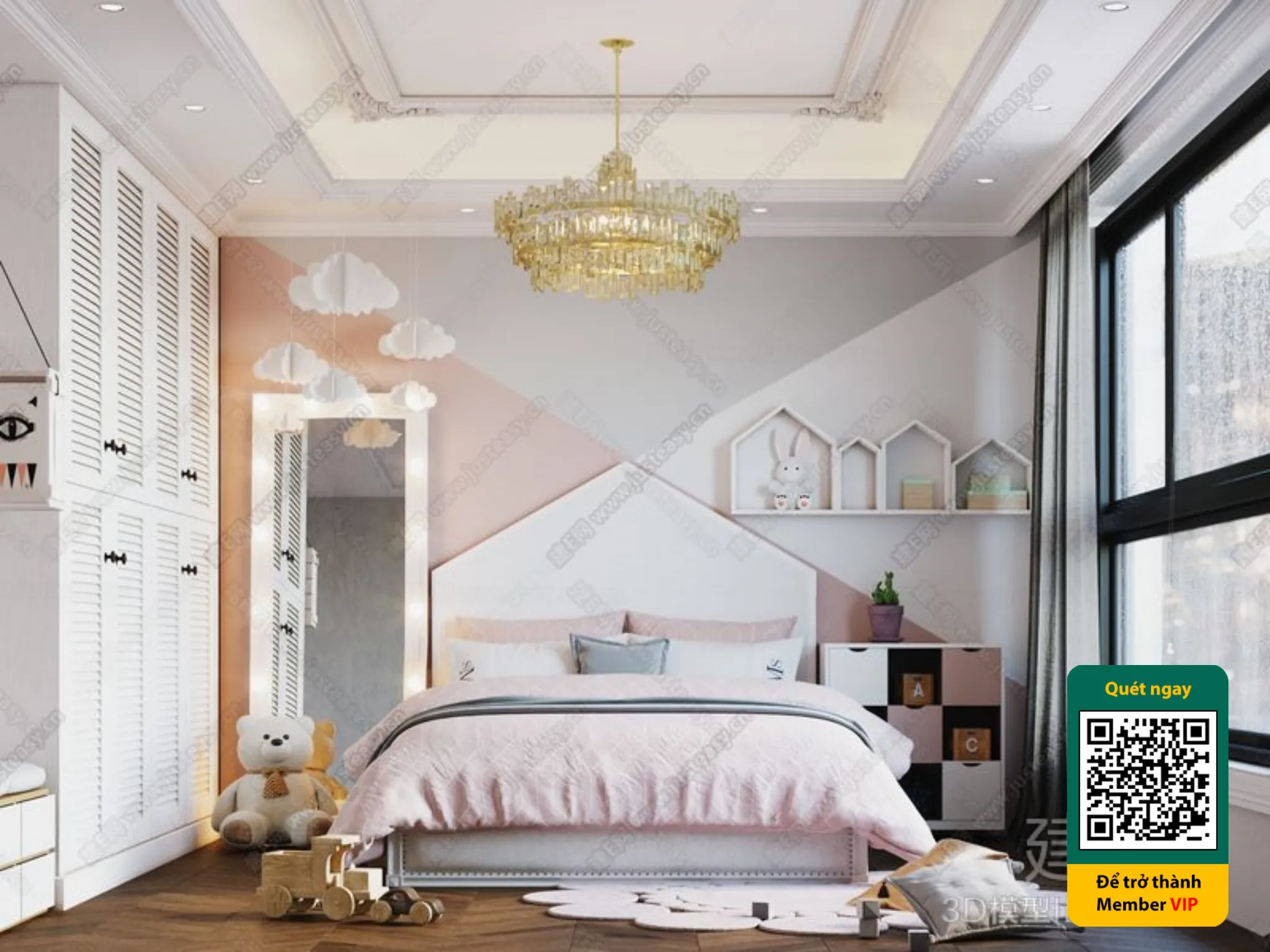 CHILDROOM SETS - VRAY / CORONA - 3D MODEL - 5713