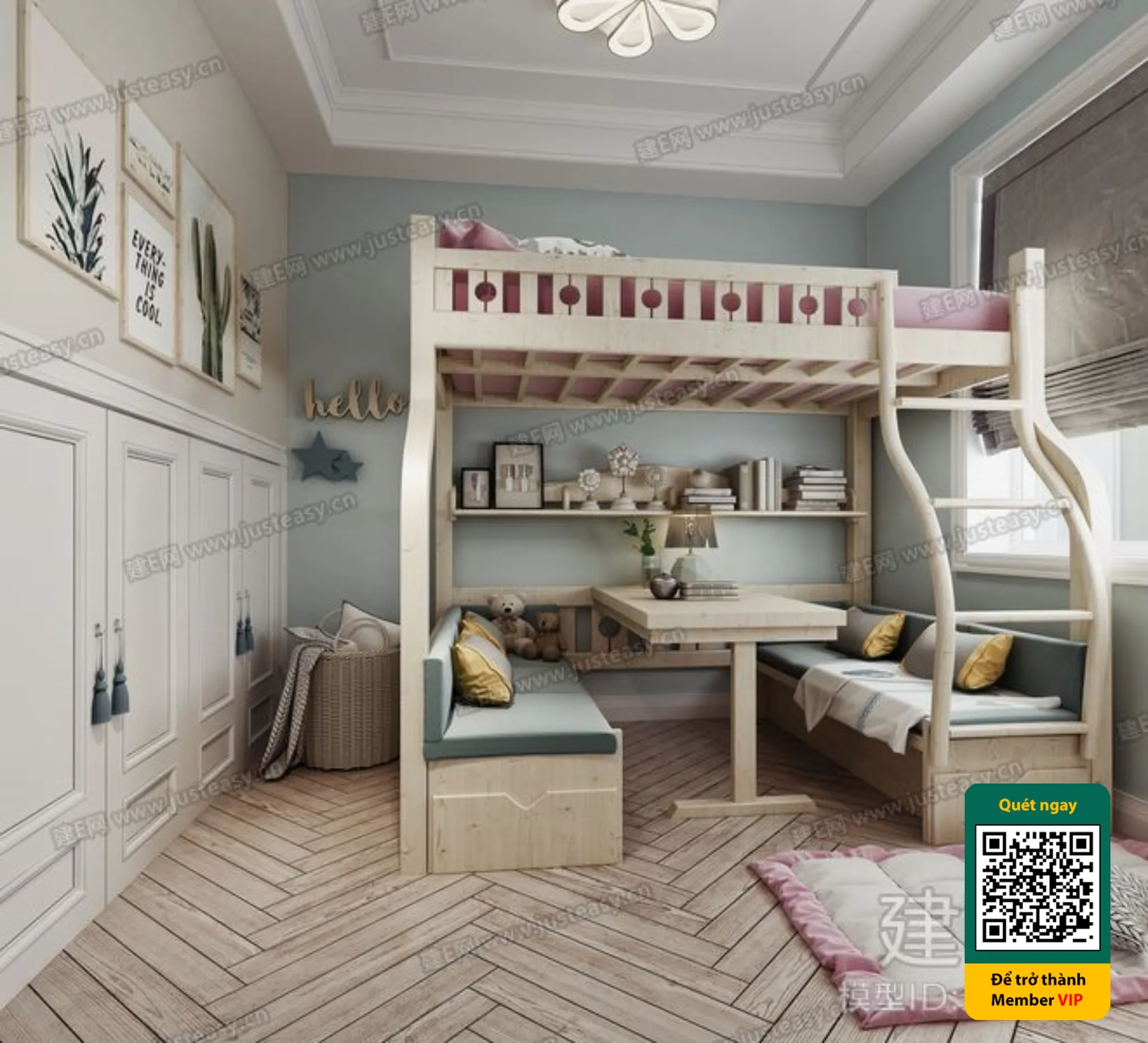 CHILDROOM SETS - VRAY / CORONA - 3D MODEL - 5717