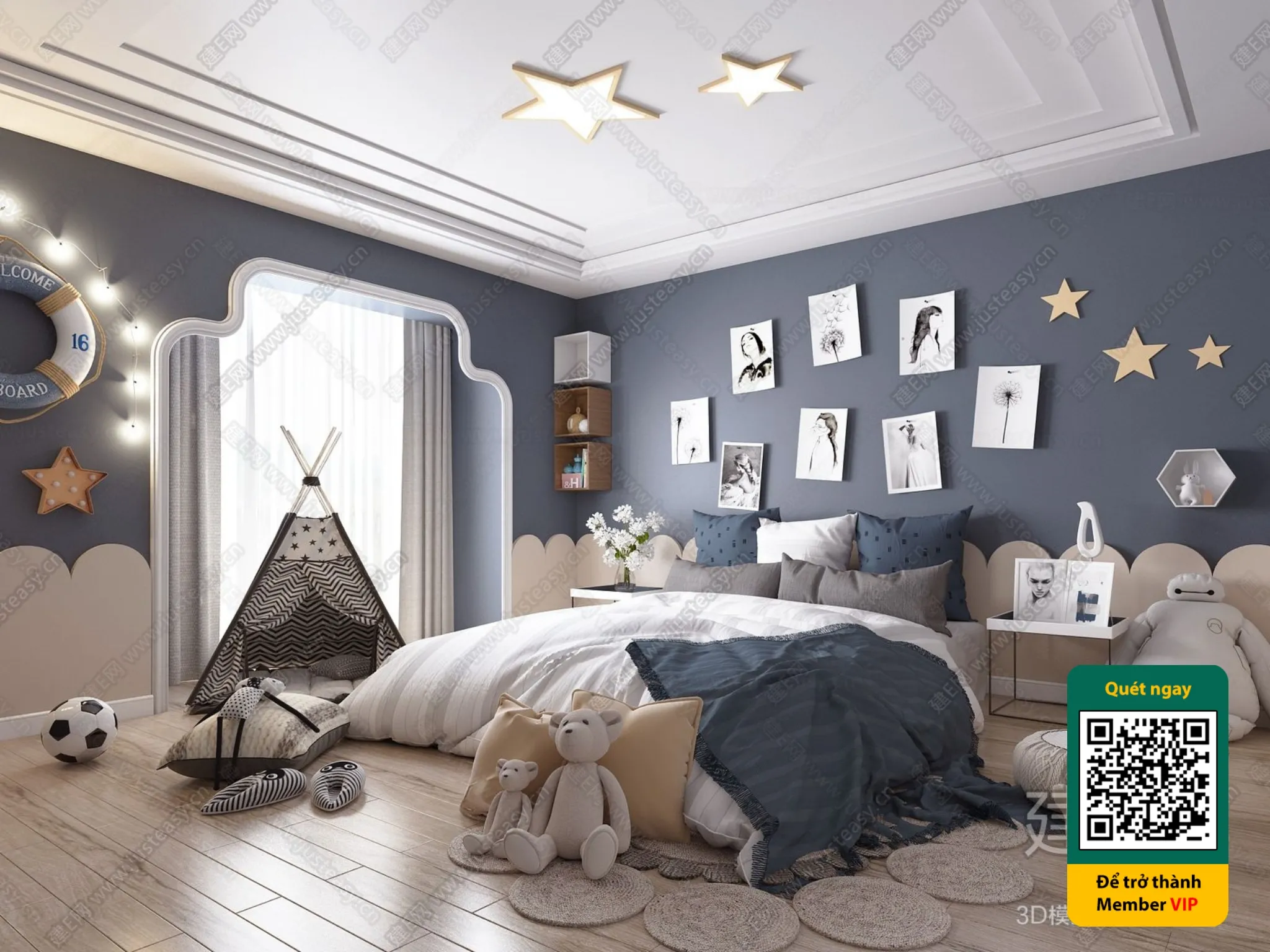 CHILDROOM SETS - VRAY / CORONA - 3D MODEL - 5719