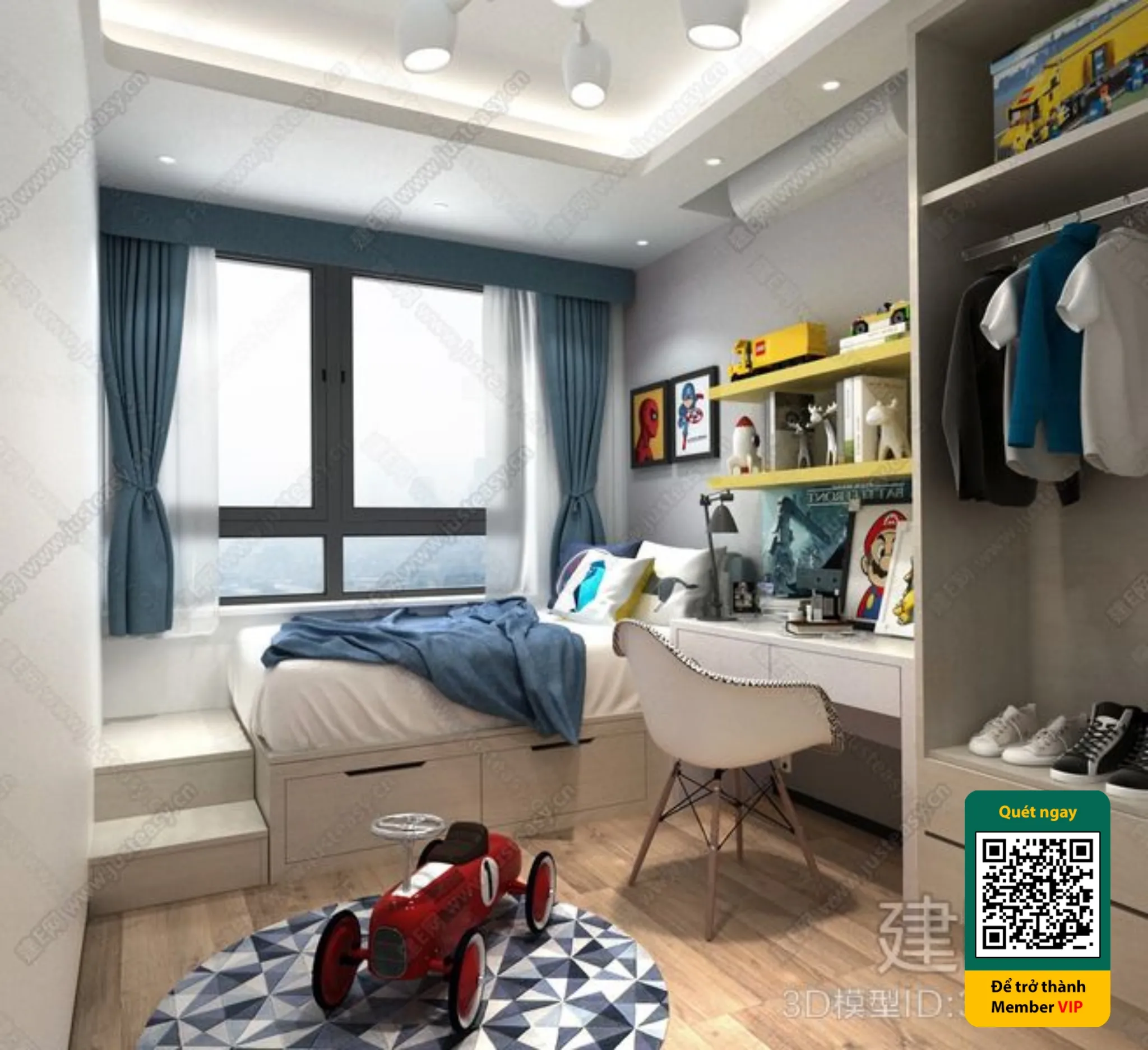 CHILDROOM SETS - VRAY / CORONA - 3D MODEL - 5726