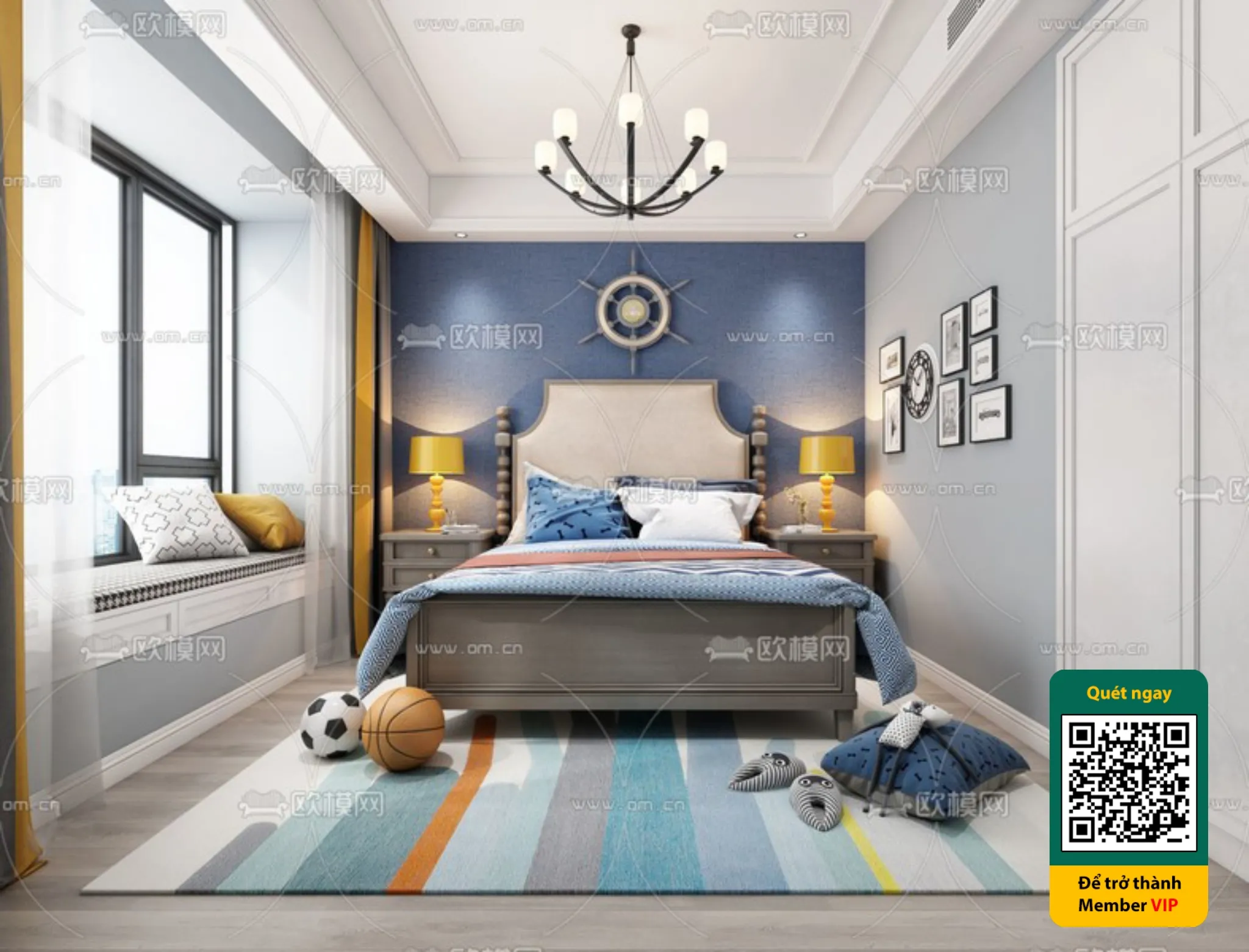 CHILDROOM SETS - VRAY / CORONA - 3D MODEL - 5728