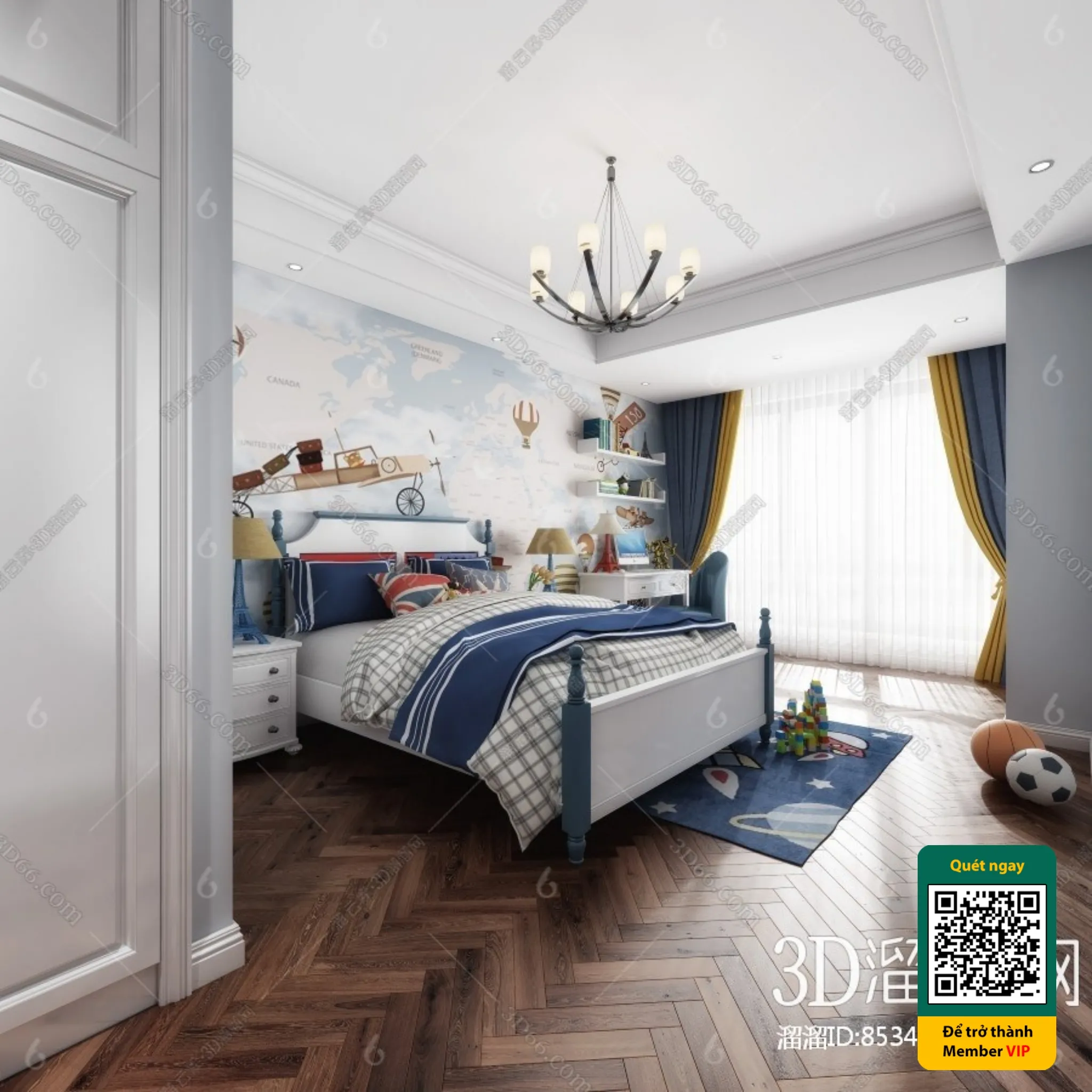 CHILDROOM SETS - VRAY / CORONA - 3D MODEL - 5731