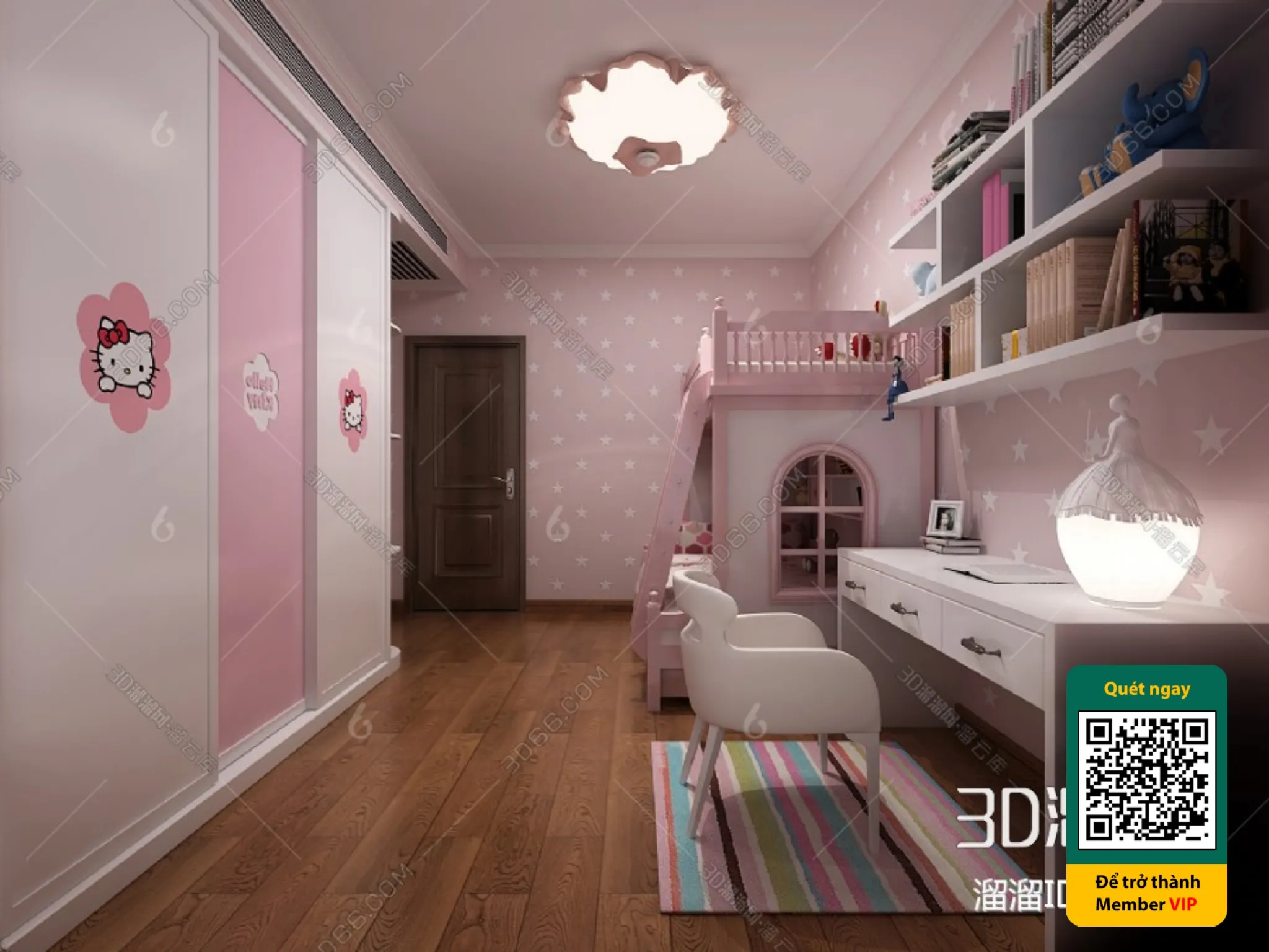 CHILDROOM SETS - VRAY / CORONA - 3D MODEL - 5736