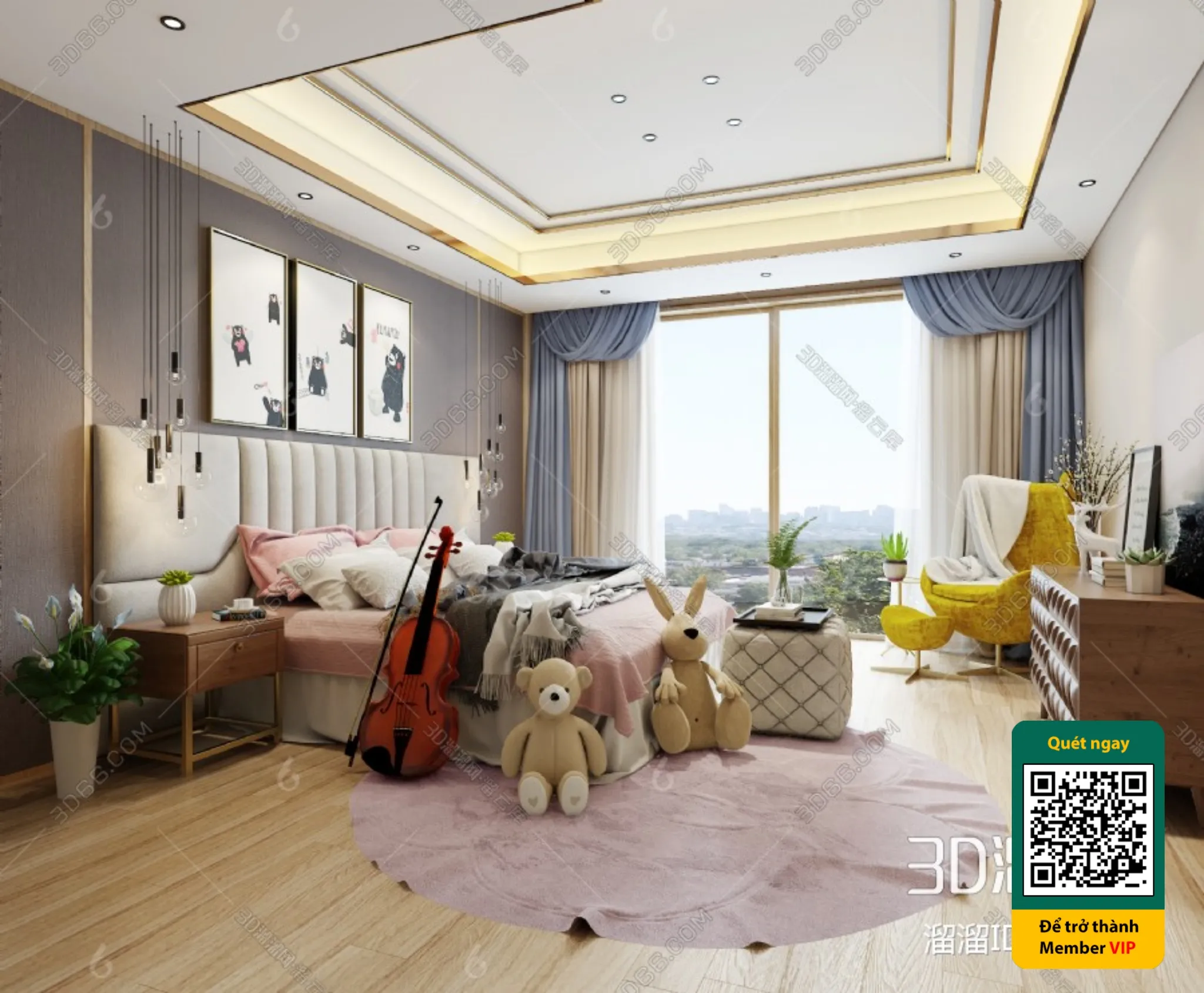 CHILDROOM SETS - VRAY / CORONA - 3D MODEL - 5741