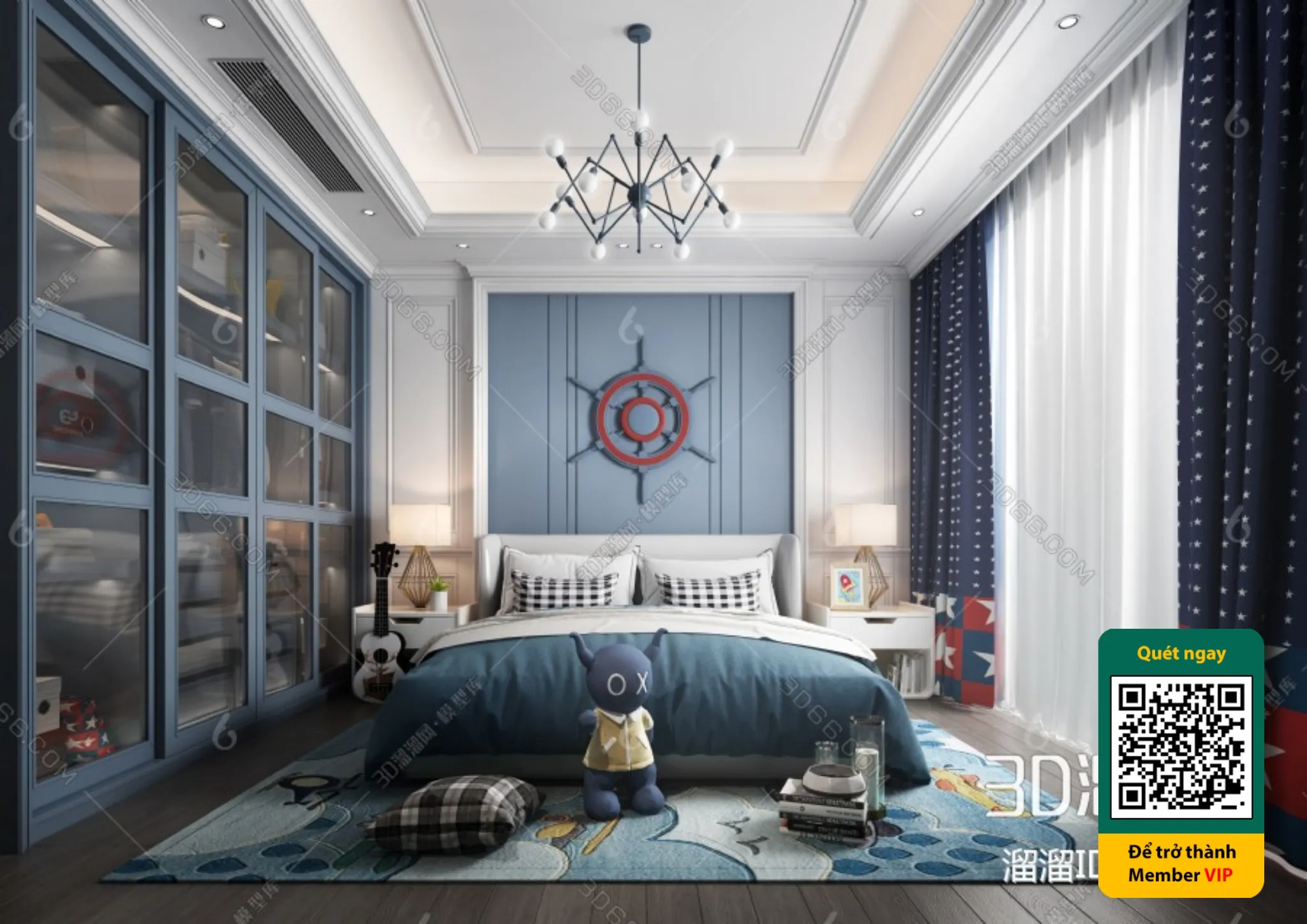 CHILDROOM SETS - VRAY / CORONA - 3D MODEL - 5742