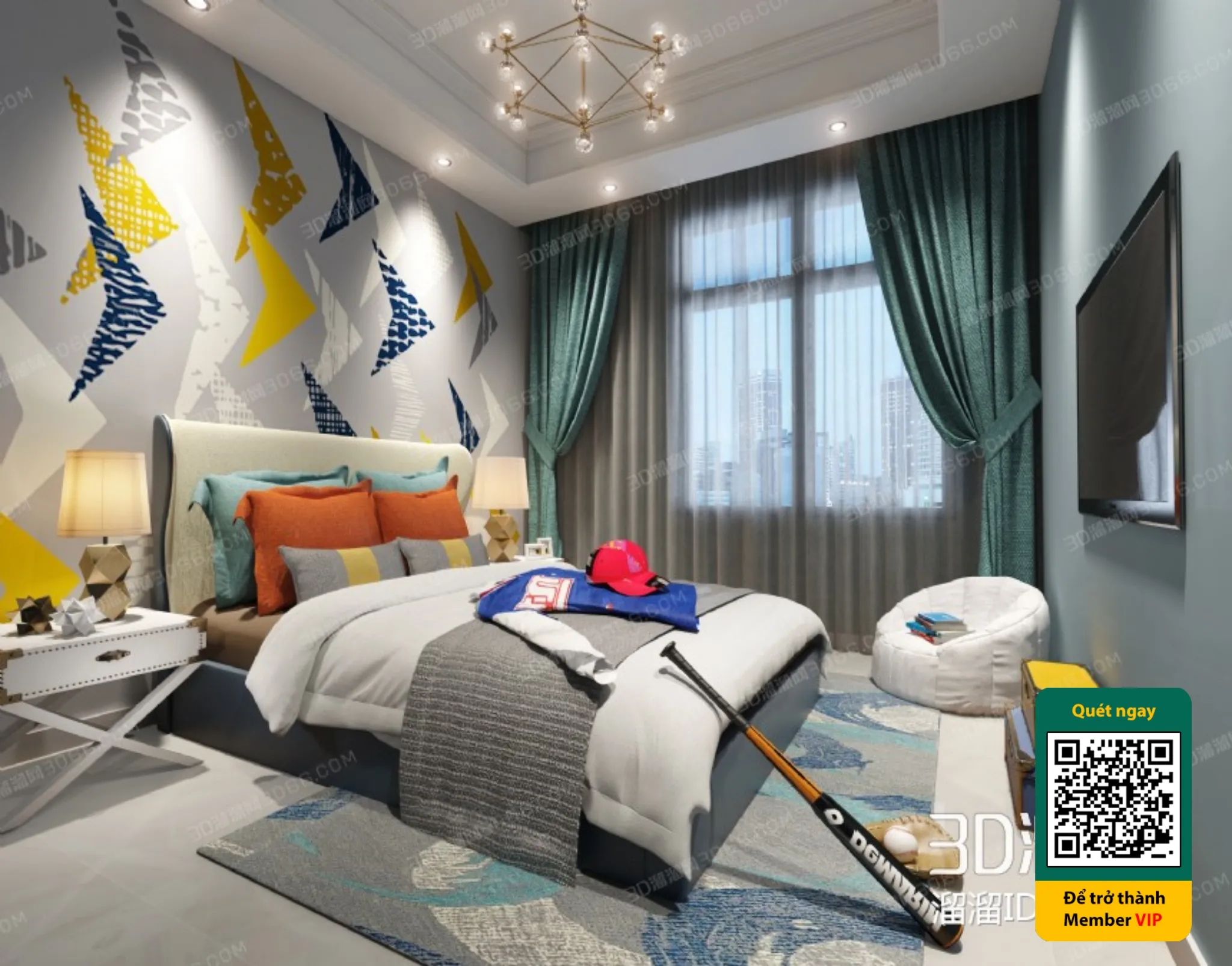 CHILDROOM SETS - VRAY / CORONA - 3D MODEL - 5743