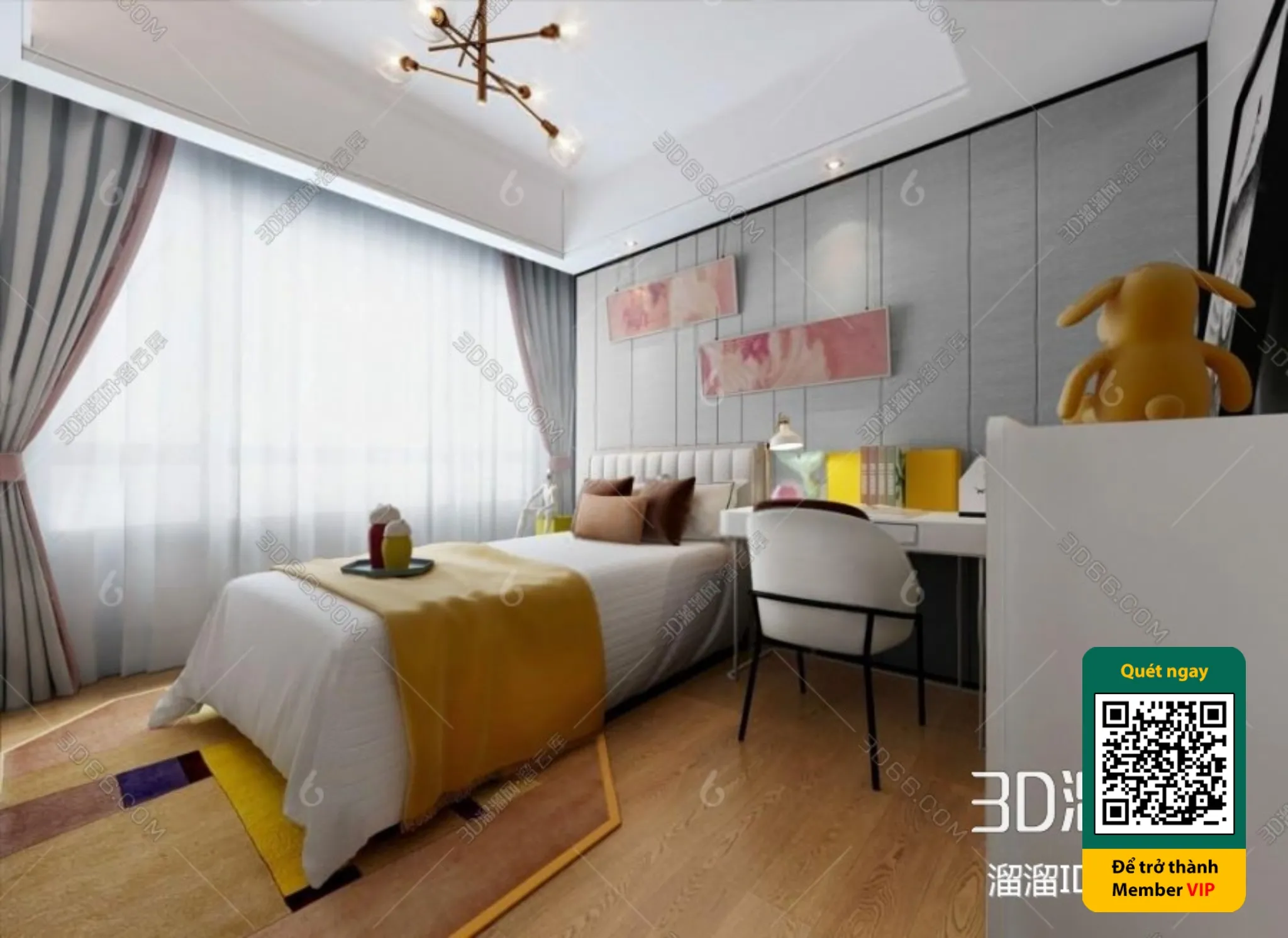 CHILDROOM SETS - VRAY / CORONA - 3D MODEL - 5744