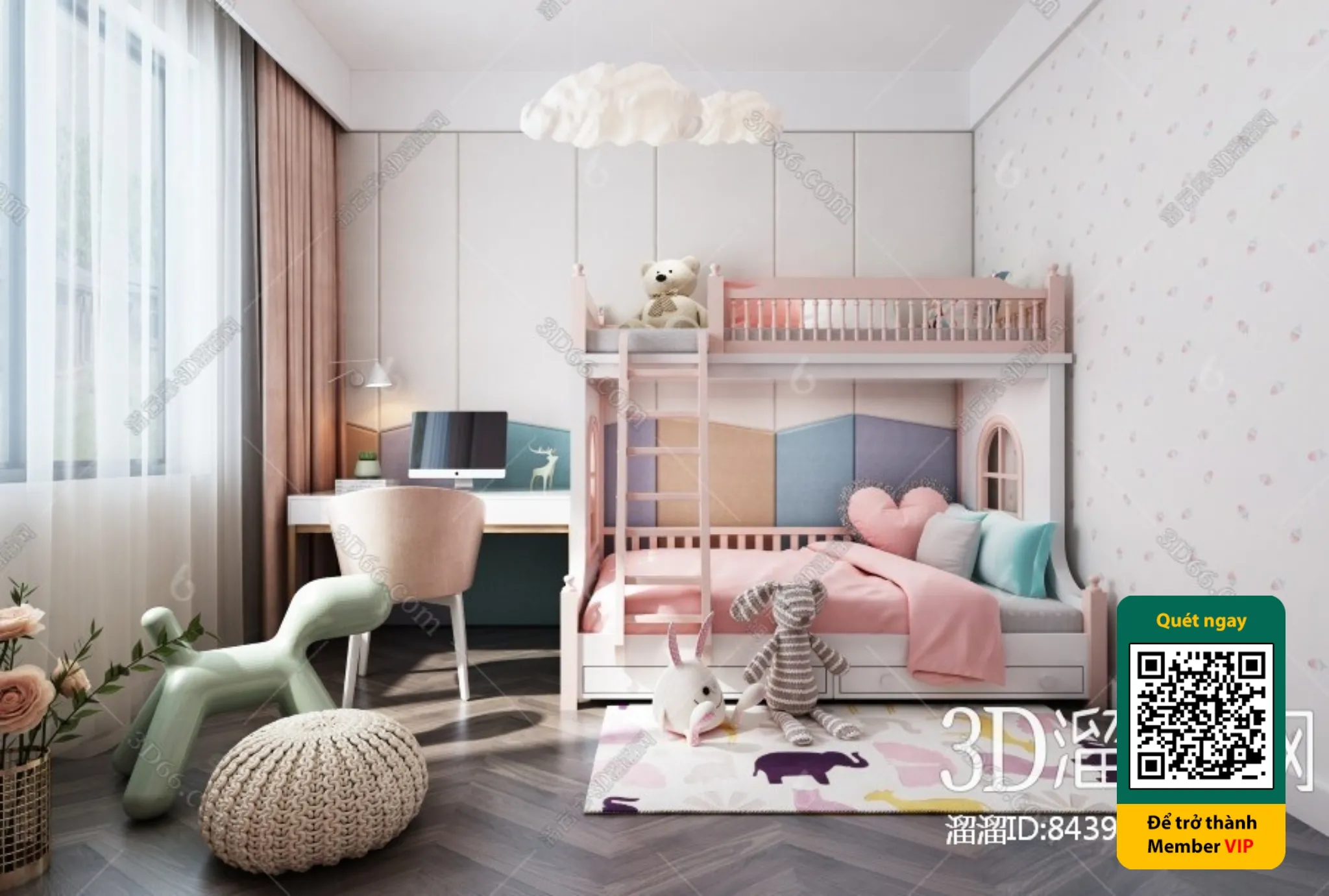 CHILDROOM SETS - VRAY / CORONA - 3D MODEL - 5745