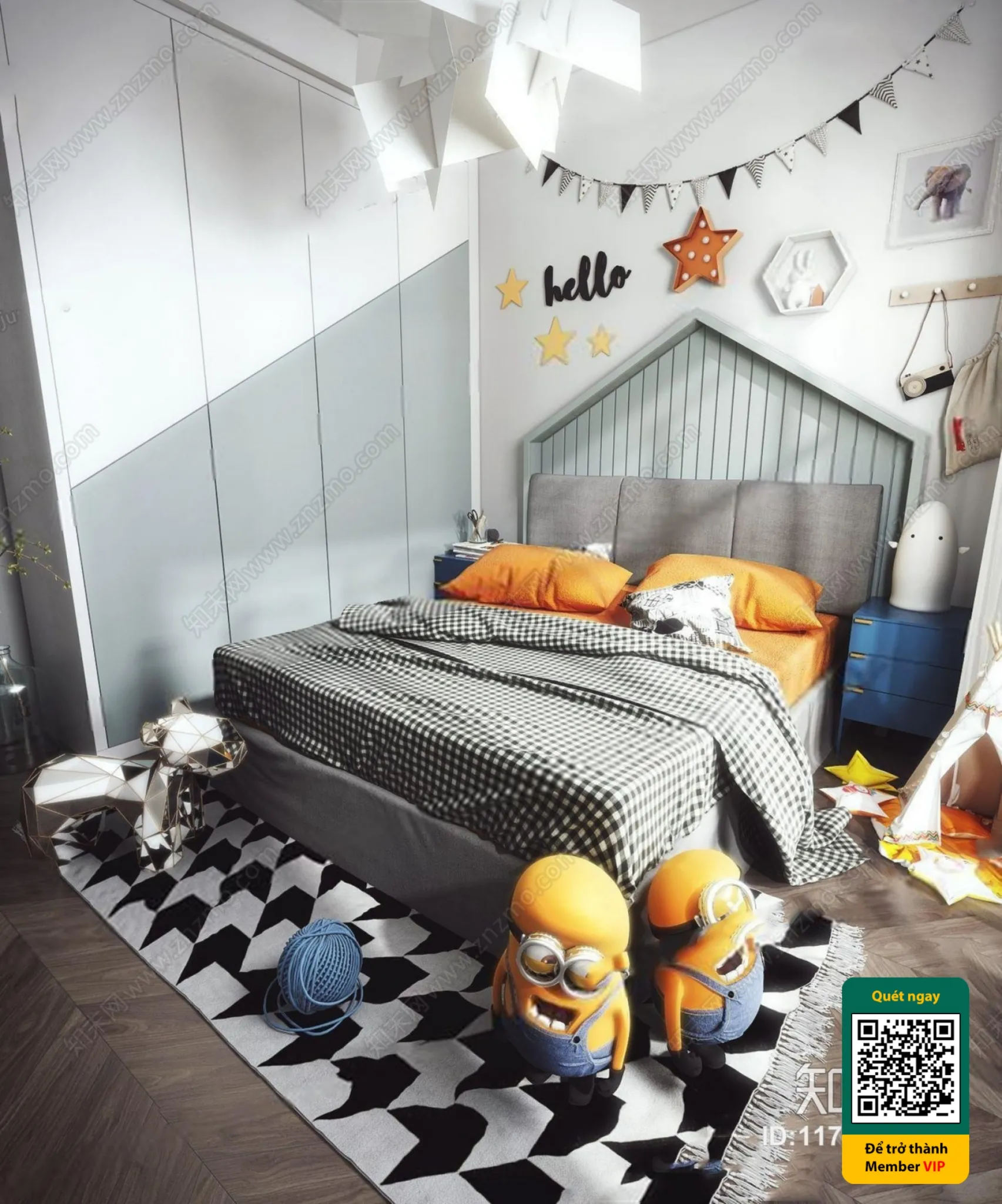 CHILDROOM SETS - VRAY / CORONA - 3D MODEL - 5747