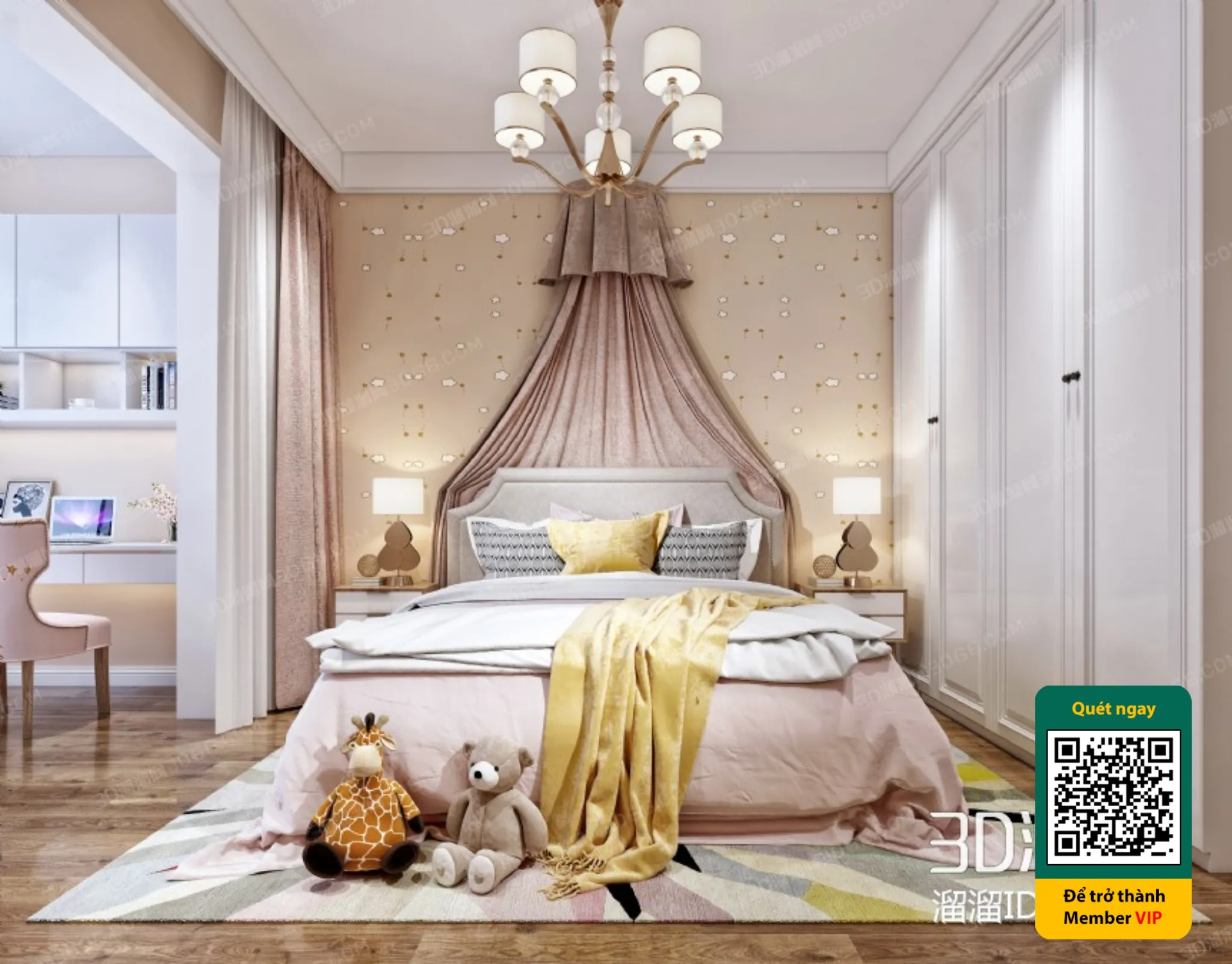 CHILDROOM SETS - VRAY / CORONA - 3D MODEL - 5754