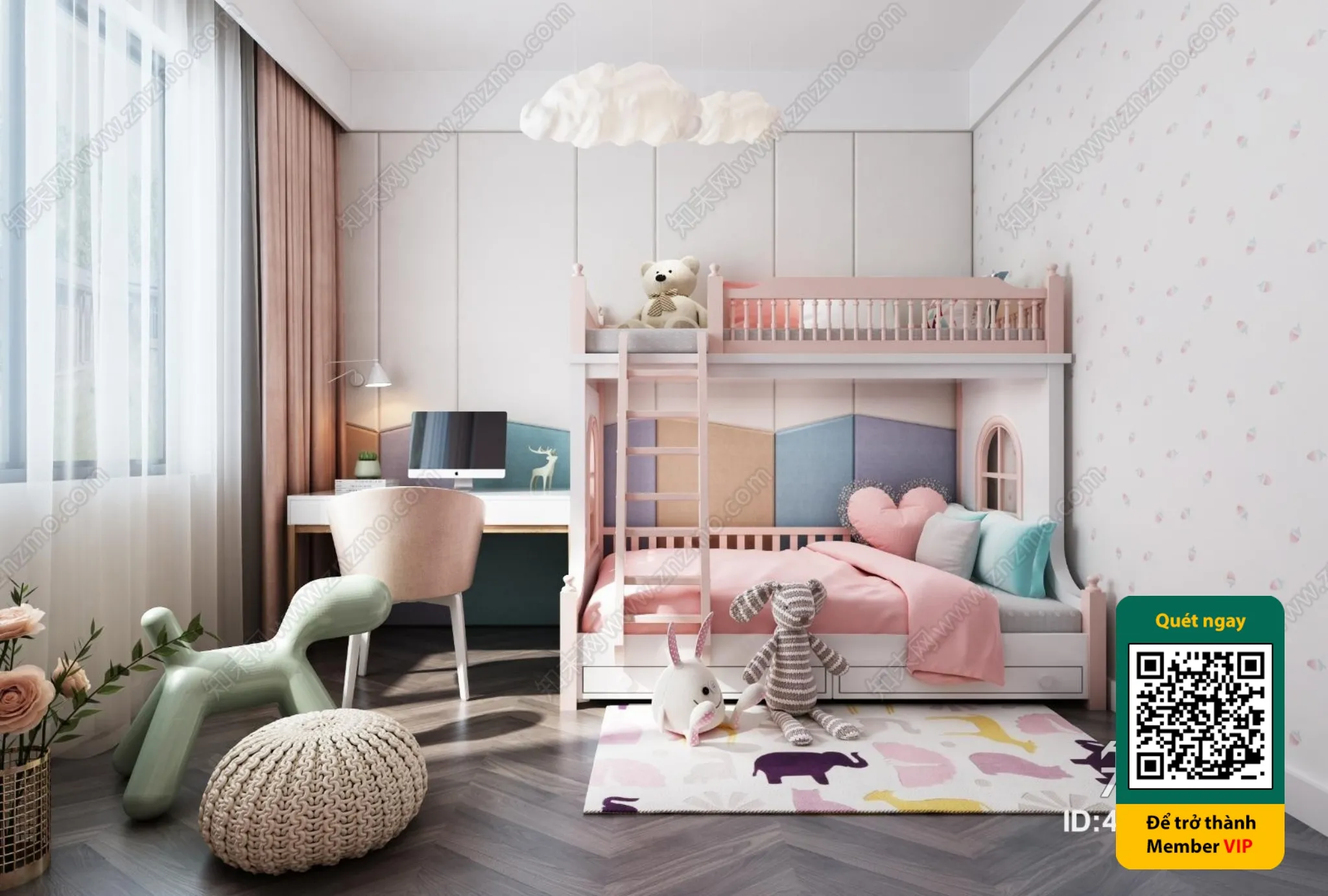 CHILDROOM SETS - VRAY / CORONA - 3D MODEL - 5755