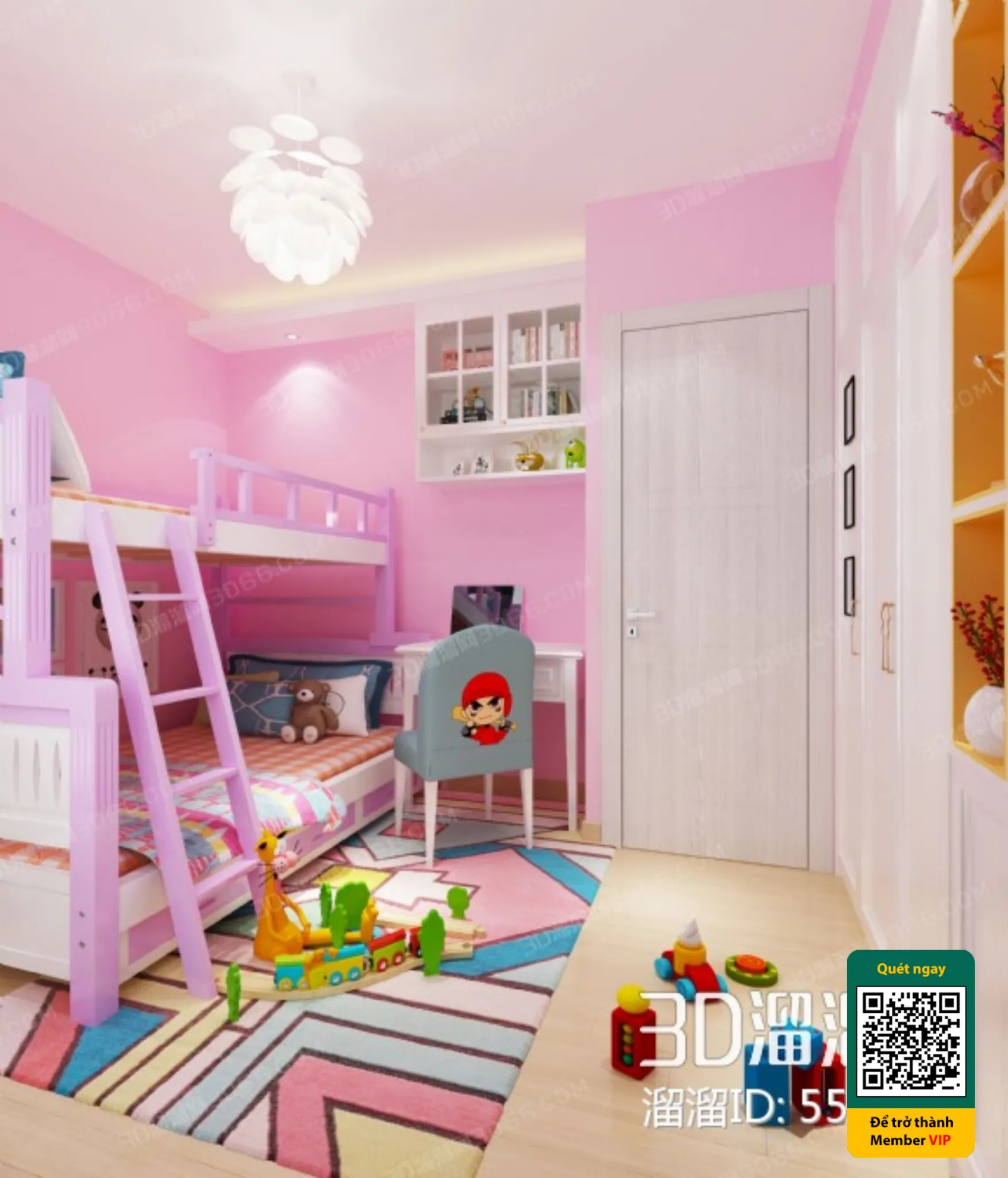CHILDROOM SETS - VRAY / CORONA - 3D MODEL - 5820