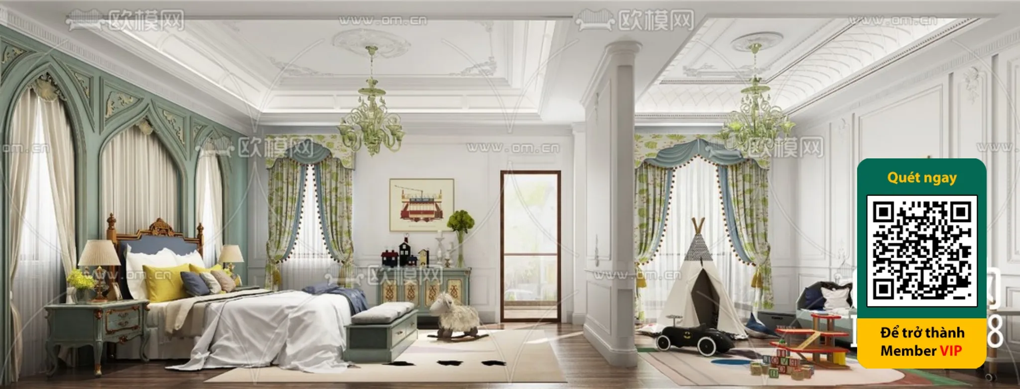 CHILDROOM SETS - VRAY / CORONA - 3D MODEL - 5825