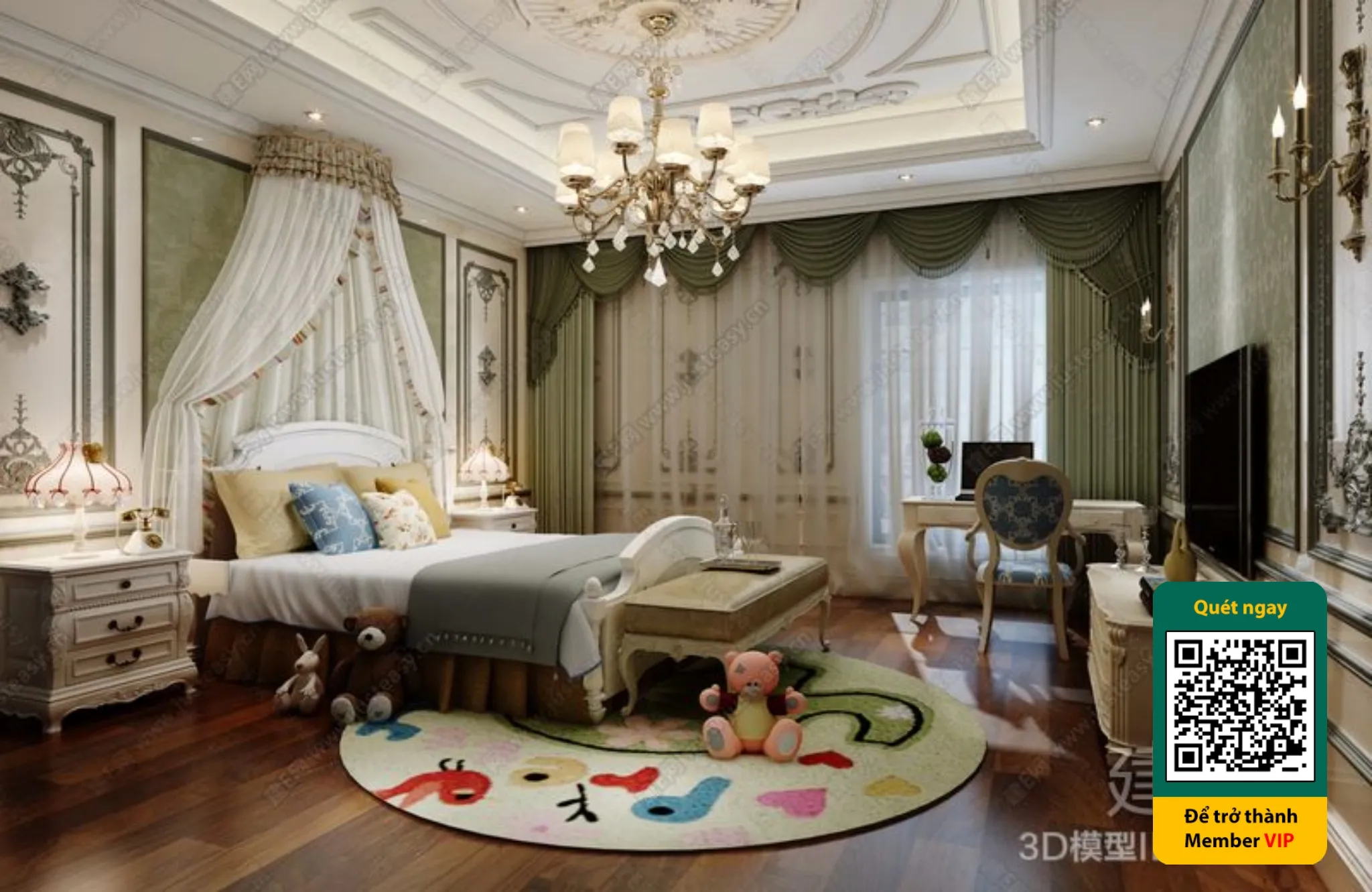 CHILDROOM SETS - VRAY / CORONA - 3D MODEL - 5827