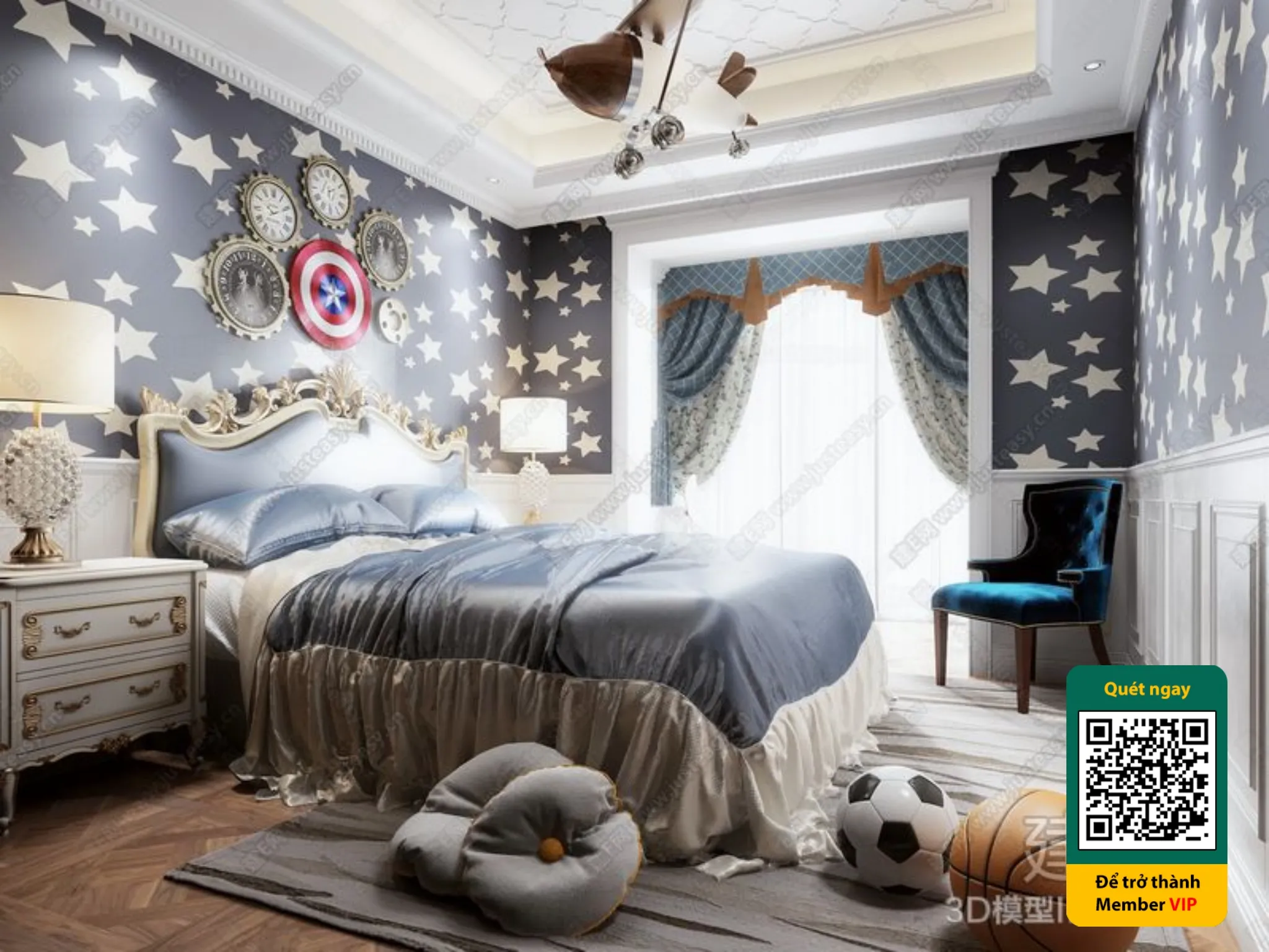 CHILDROOM SETS - VRAY / CORONA - 3D MODEL - 5828