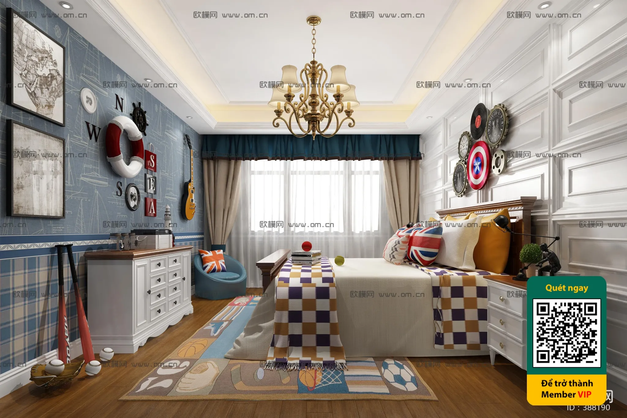 CHILDROOM SETS - VRAY / CORONA - 3D MODEL - 5834