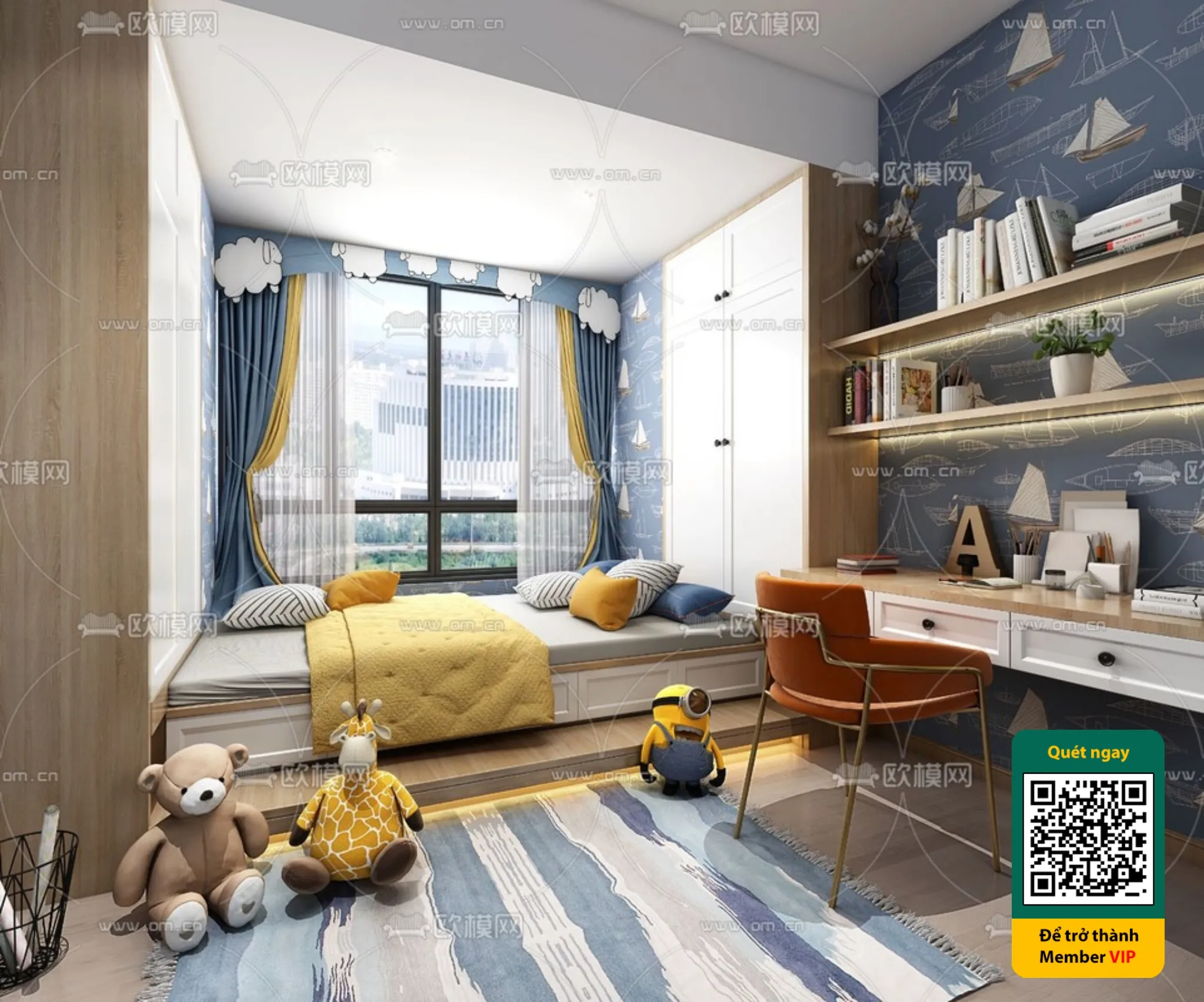 CHILDROOM SETS - VRAY / CORONA - 3D MODEL - 5838