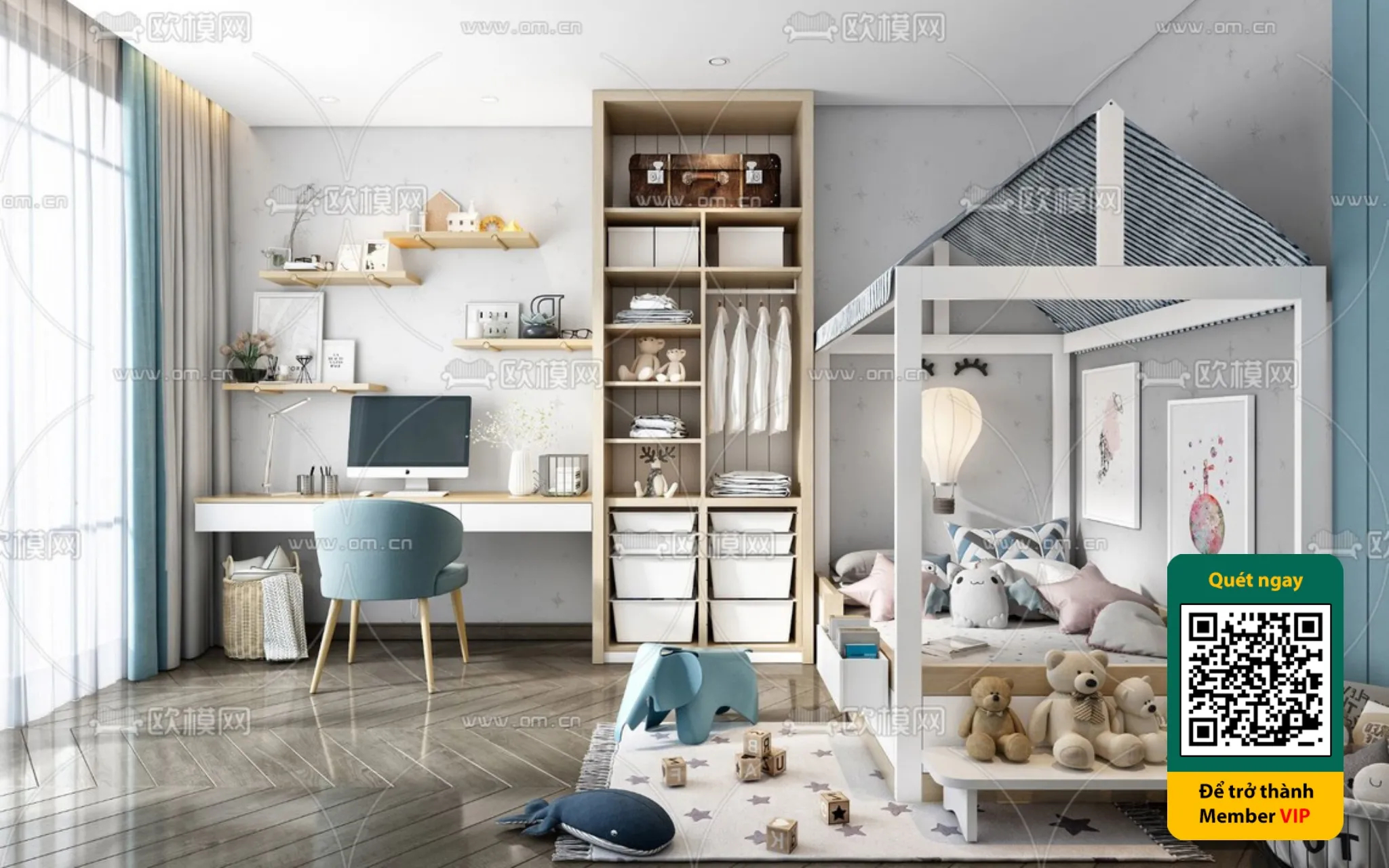 CHILDROOM SETS - VRAY / CORONA - 3D MODEL - 5841