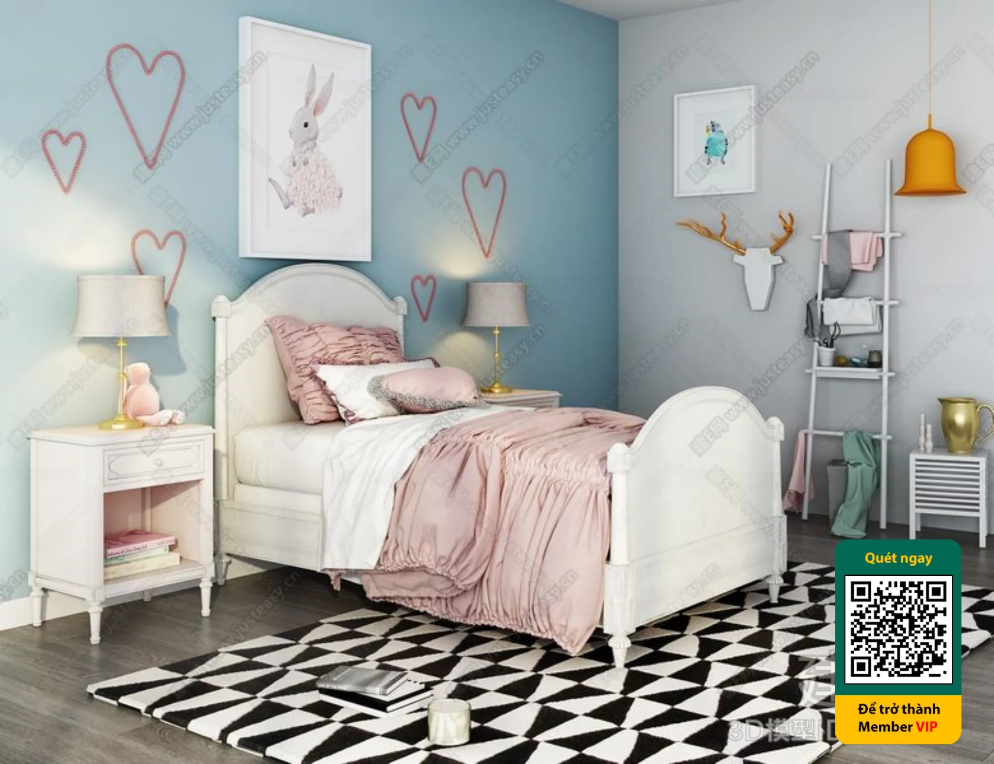 CHILDROOM SETS - VRAY / CORONA - 3D MODEL - 5842