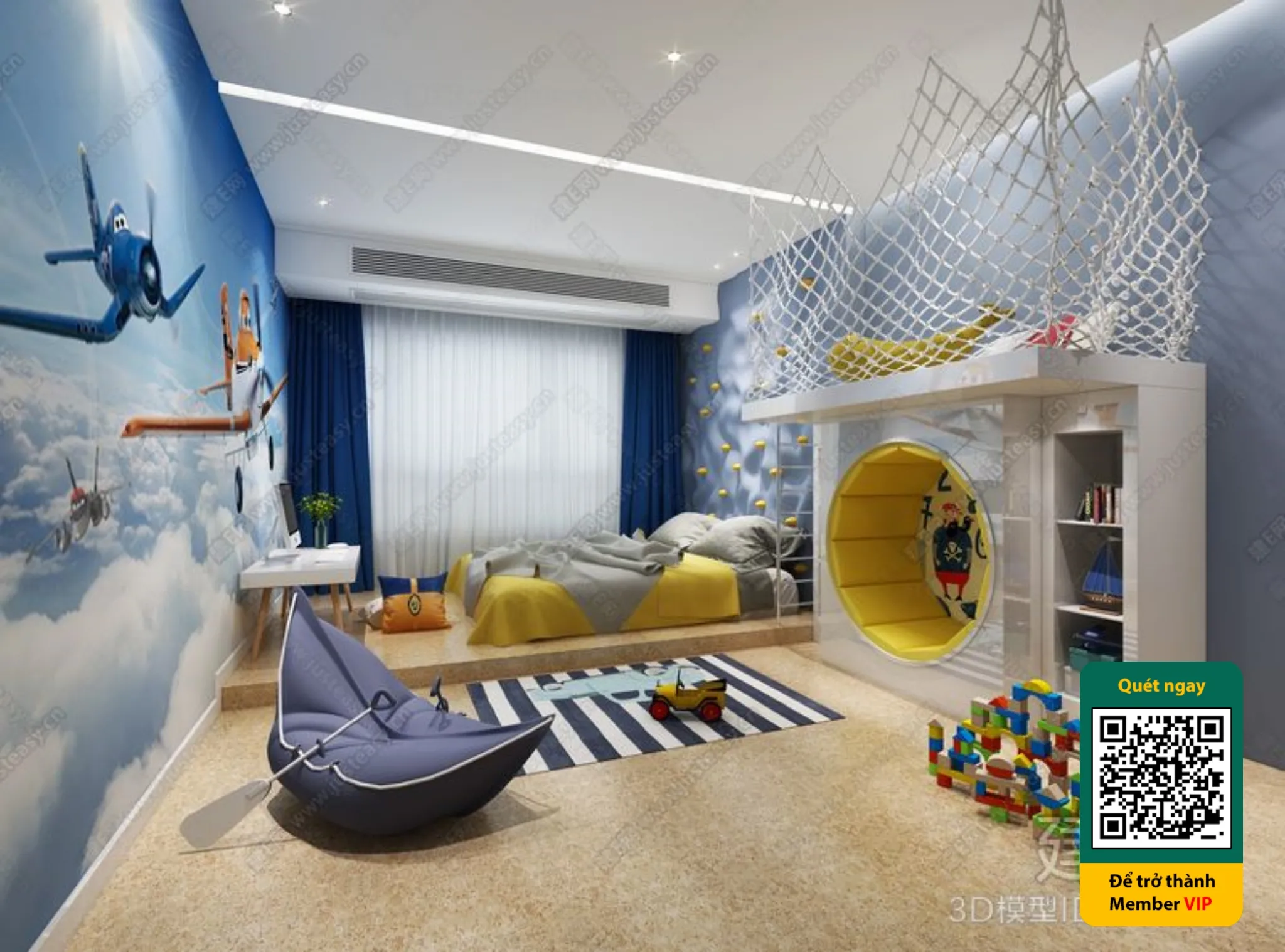 CHILDROOM SETS - VRAY / CORONA - 3D MODEL - 5844