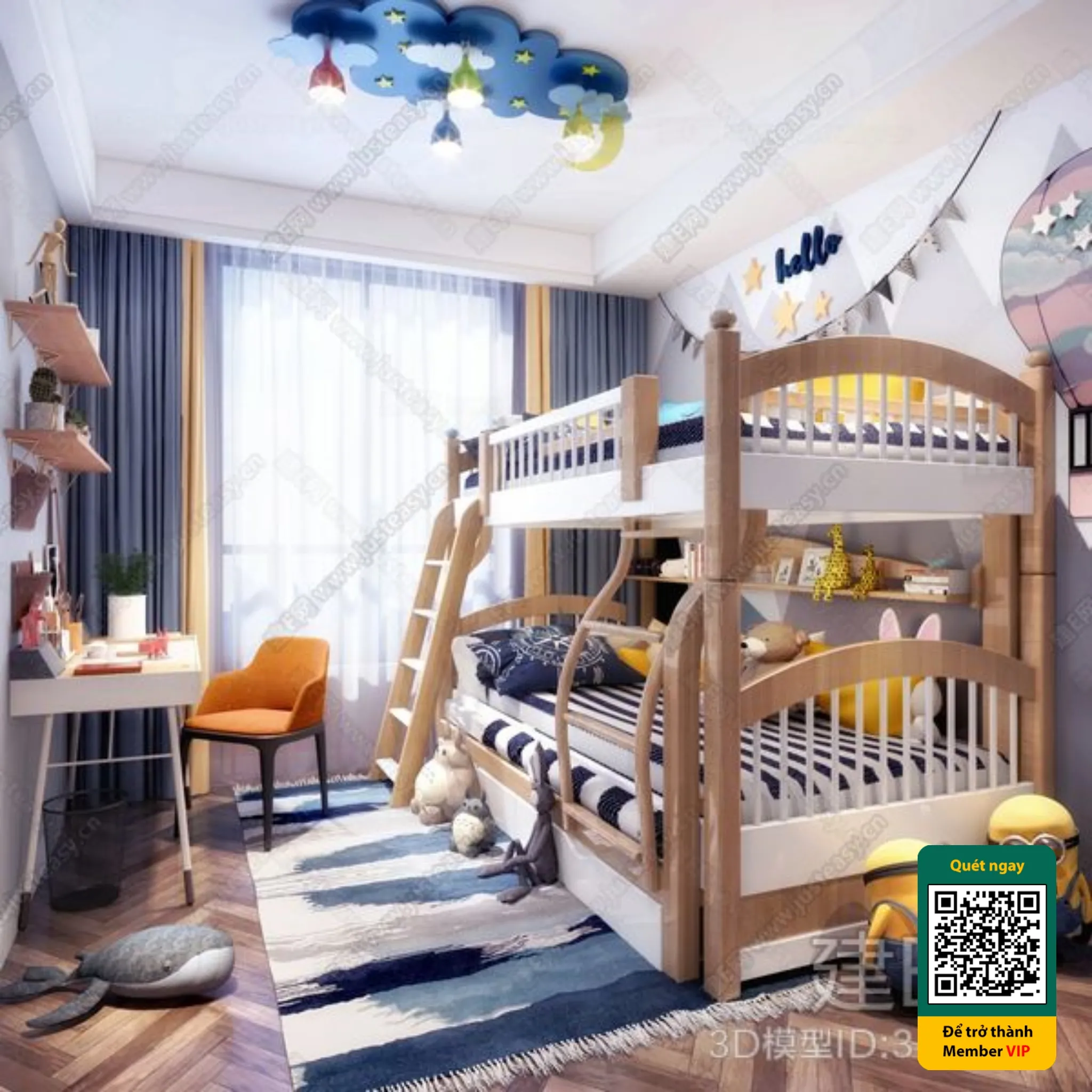 CHILDROOM SETS - VRAY / CORONA - 3D MODEL - 5848