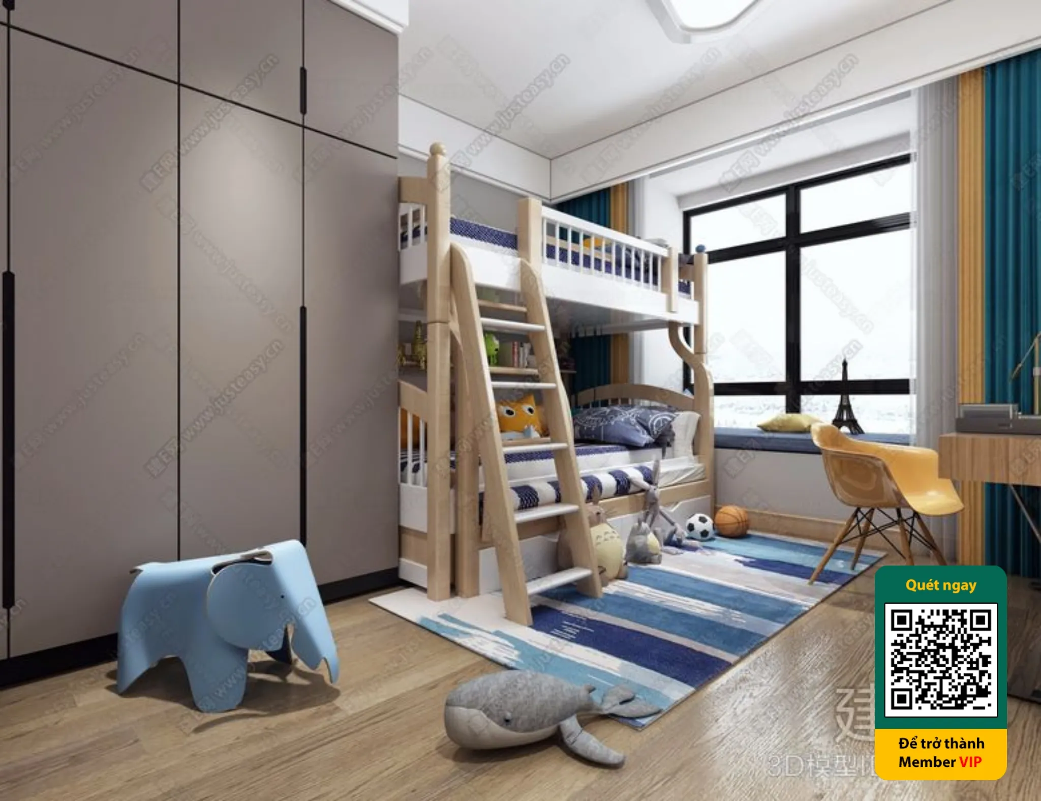 CHILDROOM SETS - VRAY / CORONA - 3D MODEL - 5849