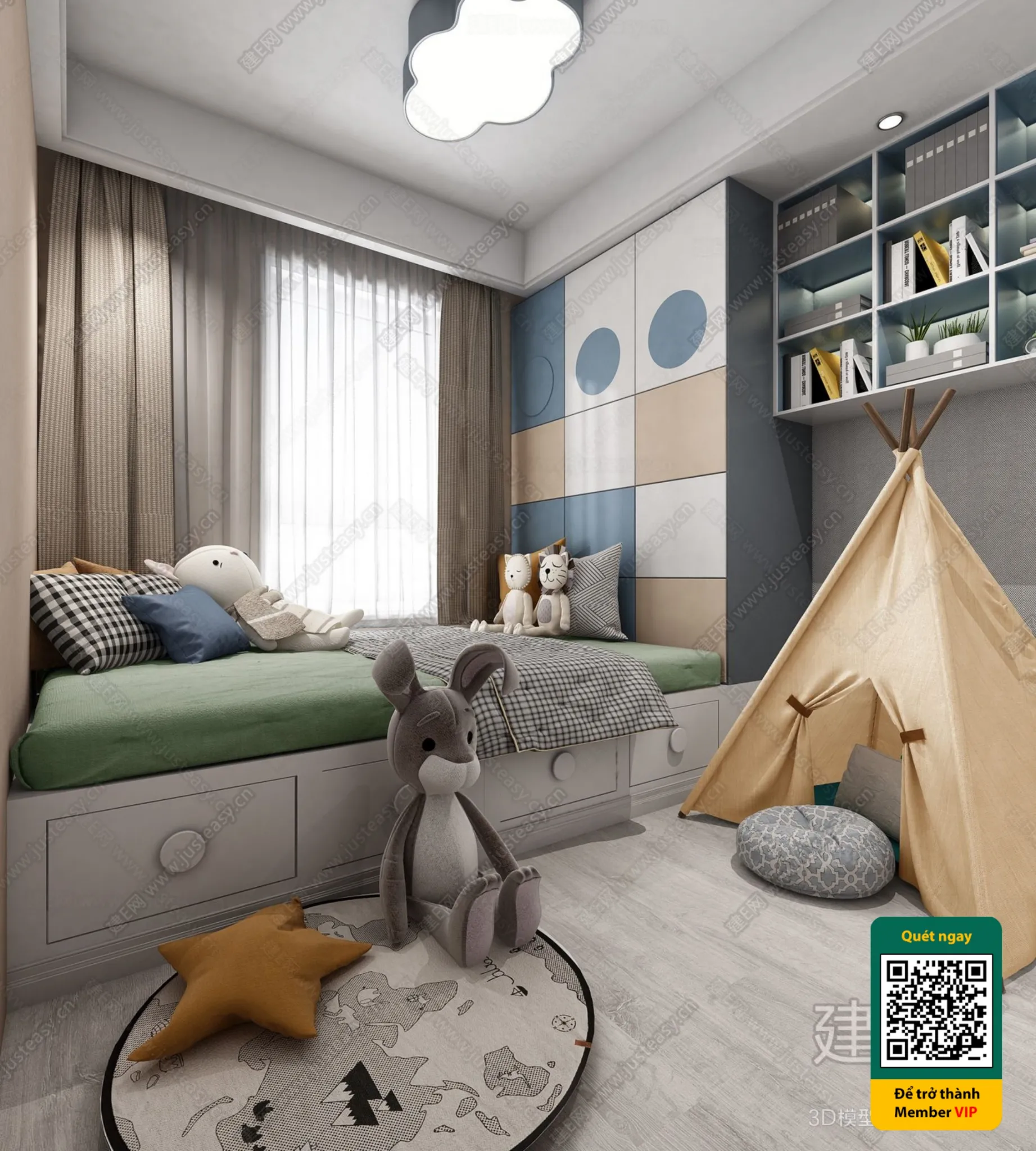 CHILDROOM SETS - VRAY / CORONA - 3D MODEL - 5850