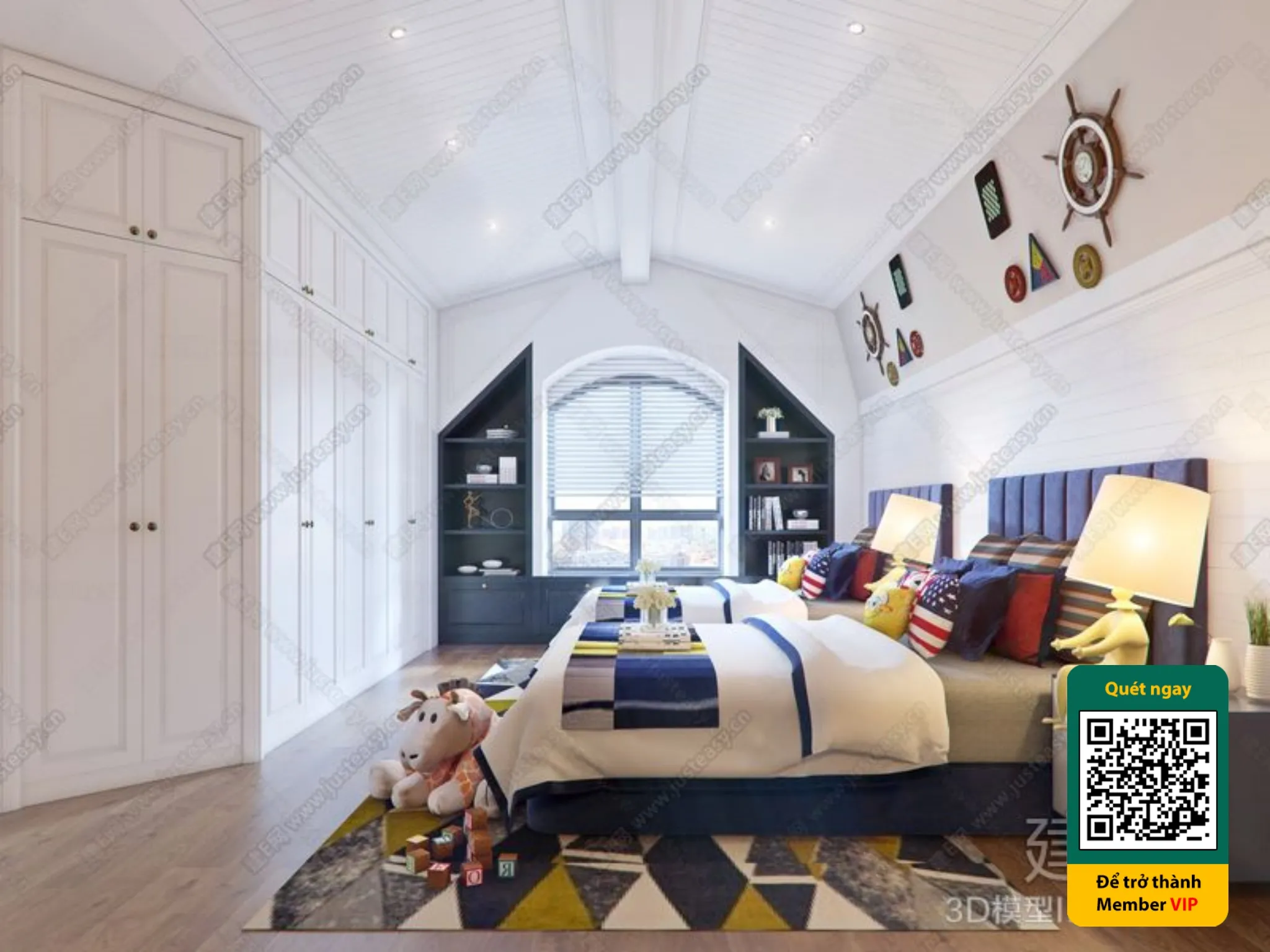 CHILDROOM SETS - VRAY / CORONA - 3D MODEL - 5853