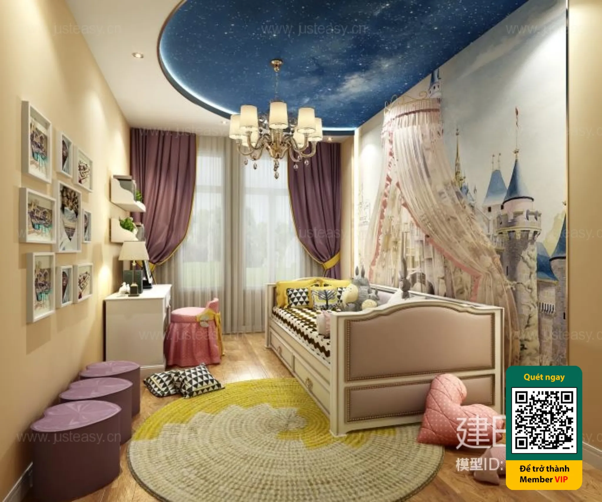 CHILDROOM SETS - VRAY / CORONA - 3D MODEL - 5858