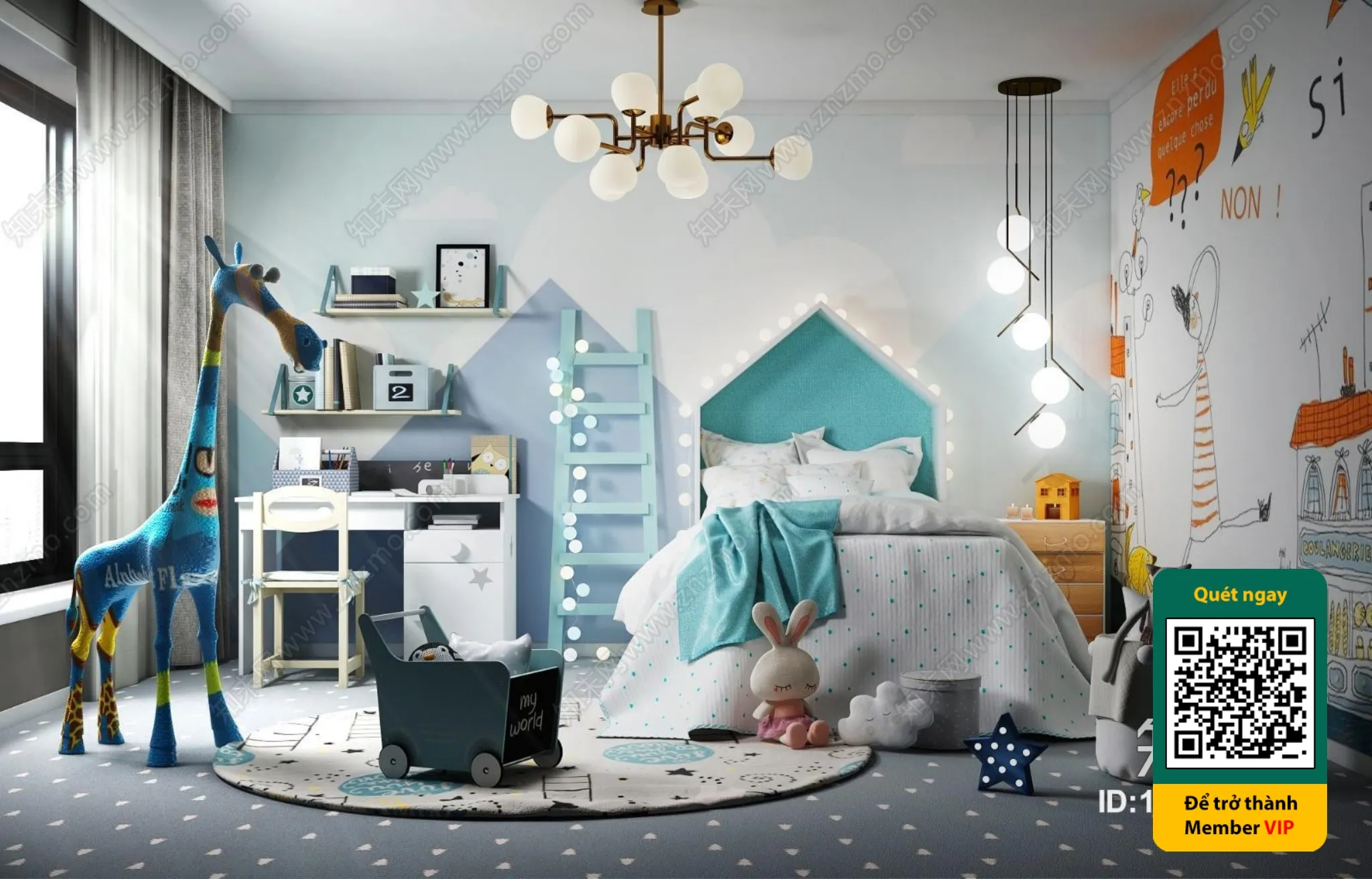CHILDROOM SETS - VRAY / CORONA - 3D MODEL - 5861