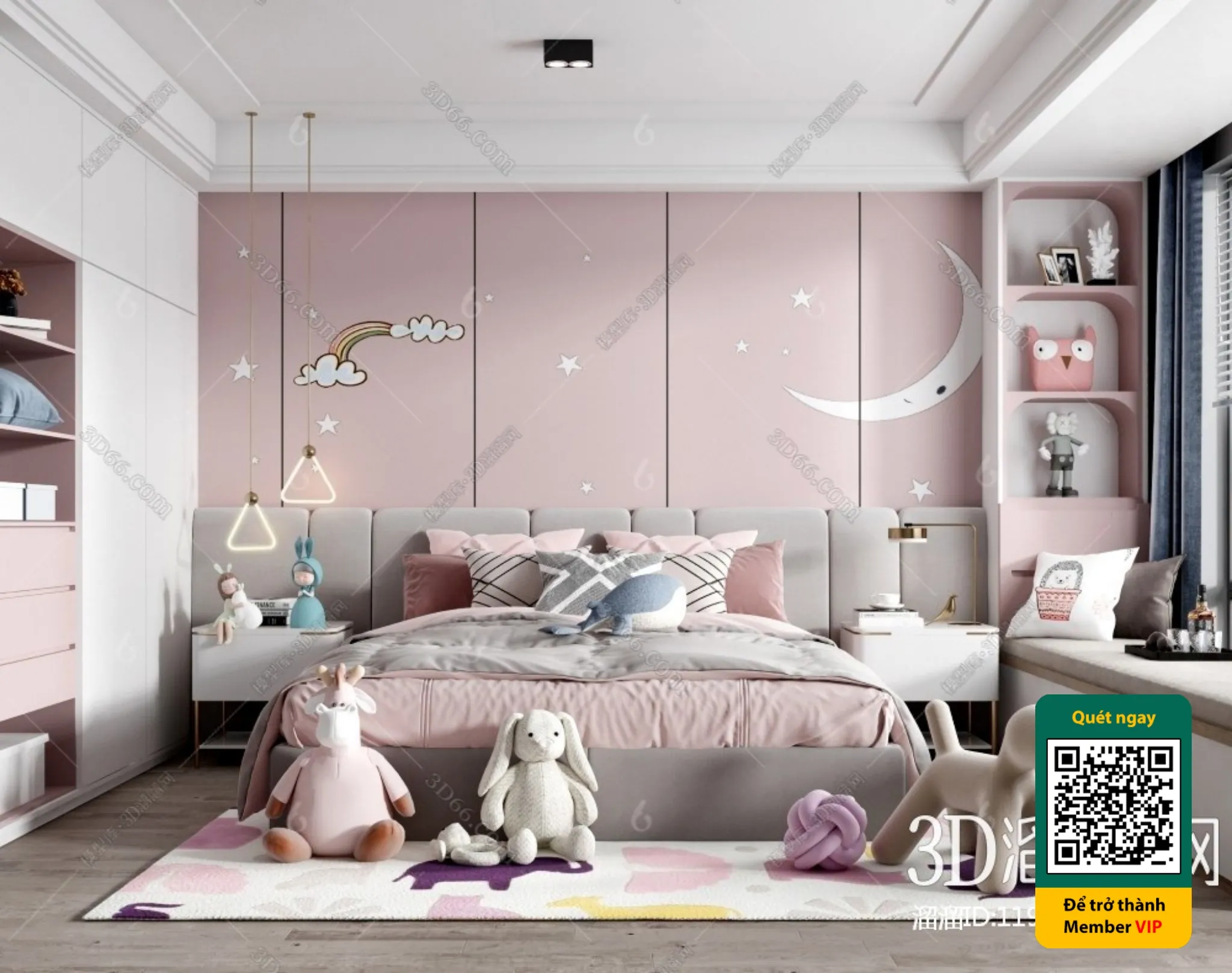 CHILDROOM SETS - VRAY / CORONA - 3D MODEL - 5863