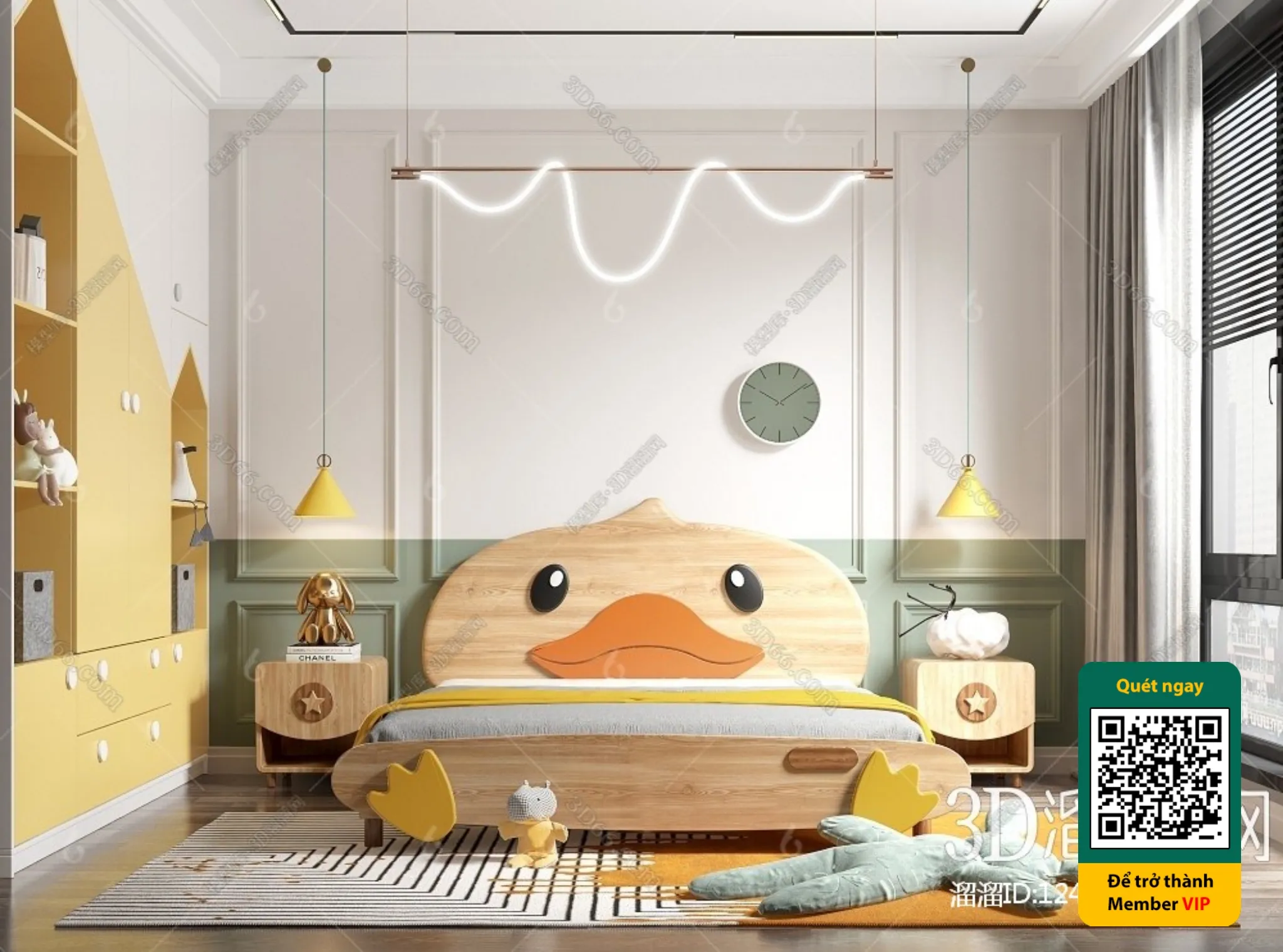 CHILDROOM SETS - VRAY / CORONA - 3D MODEL - 5864