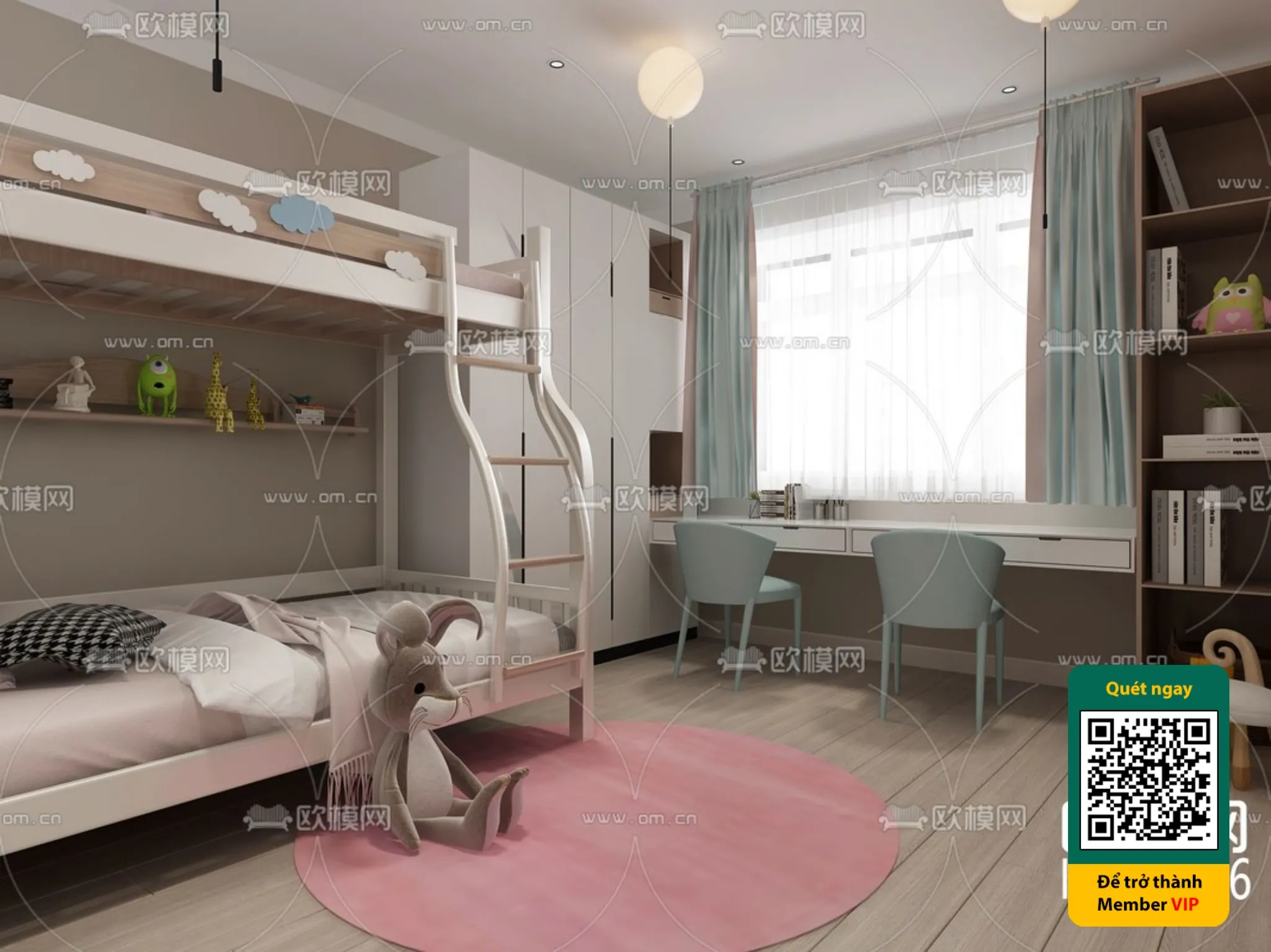 CHILDROOM SETS - VRAY / CORONA - 3D MODEL - 5869